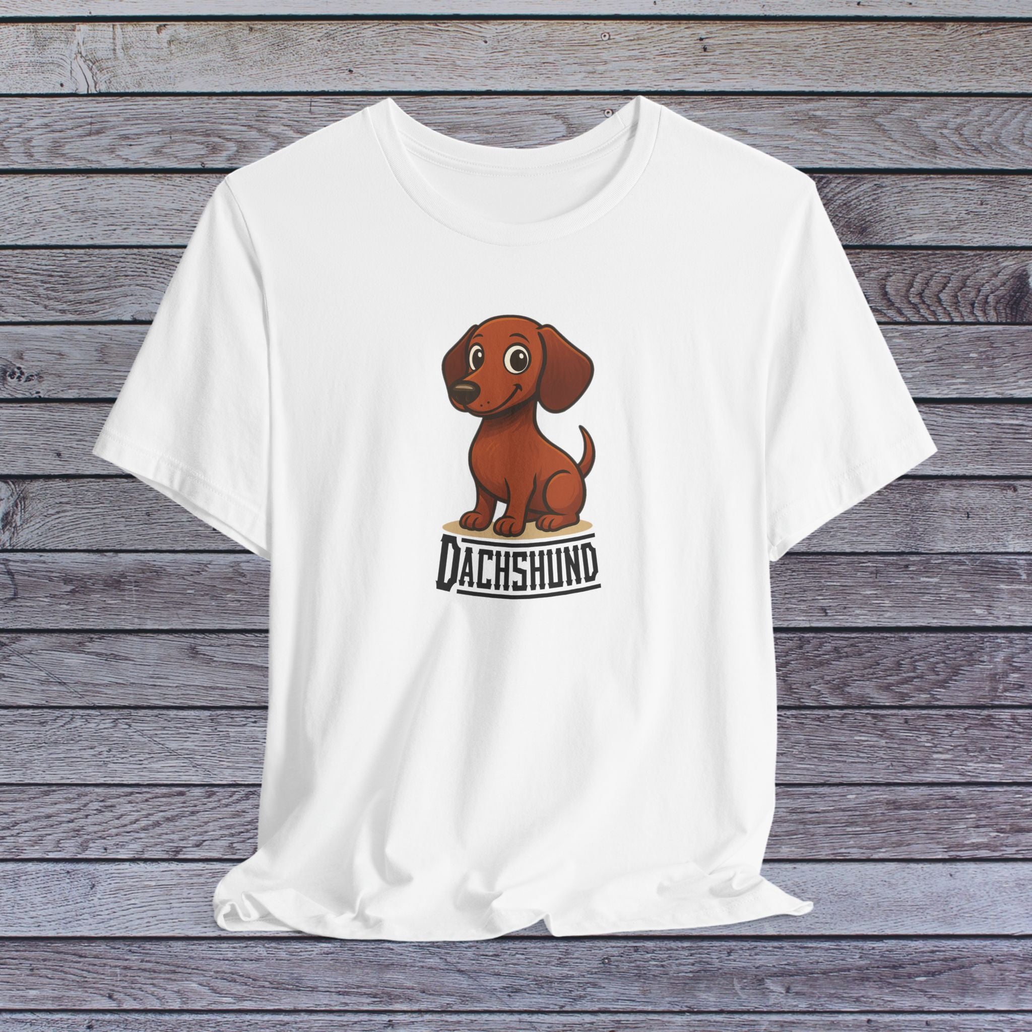 Cute Dachshund Graphic Tee for Dog Lovers, Casual Wear, Gift for Pet Owners, Animal Lover Shirt, Birthday Gift, Everyday Fashion