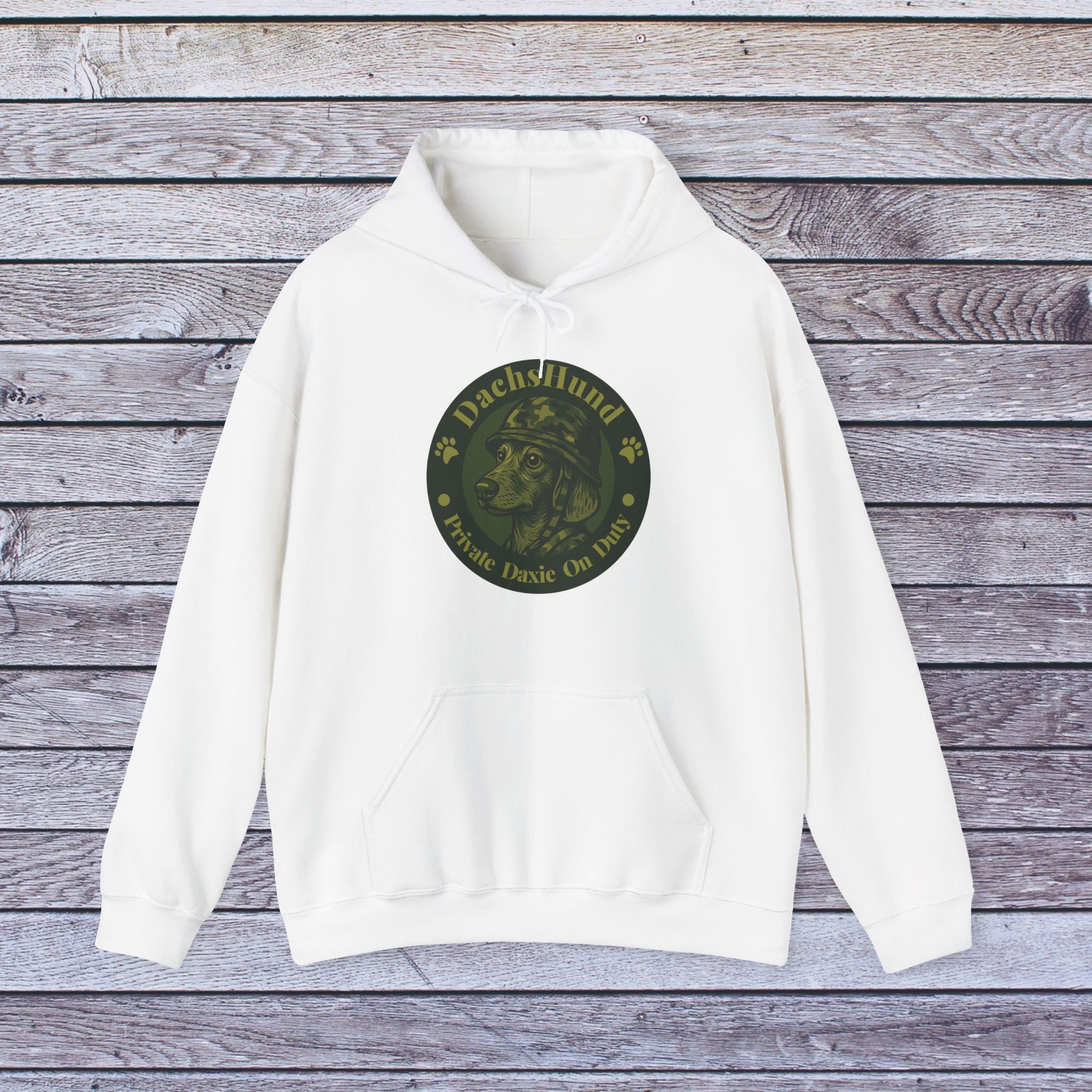 Reporting for Cuddle Duty – Doxie Hoodie