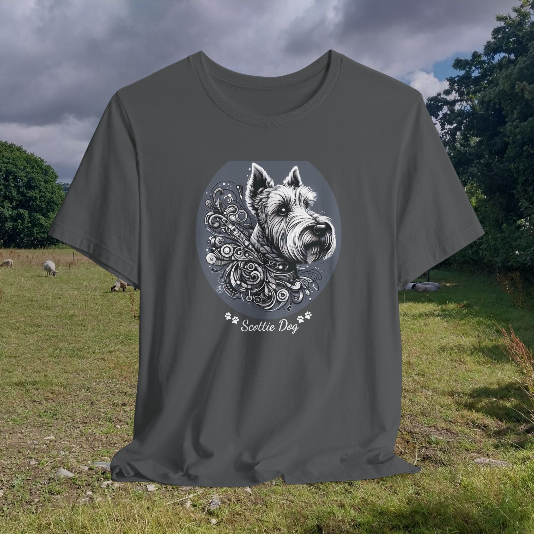 Scottie Dog Unisex Tee - Stylish & Comfortable Pet Lover Apparel