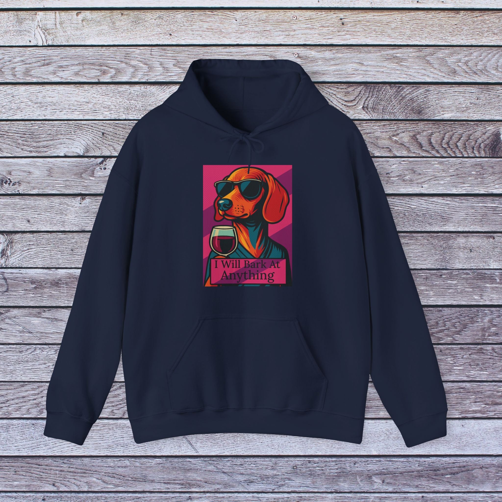 Chic Dog Lover Hoodie - "I Will Drink for Anything" Fun Sweatshirt, Gift for Dog Owners, Cozy Dog Mom Apparel, Birthday, Casual Wear