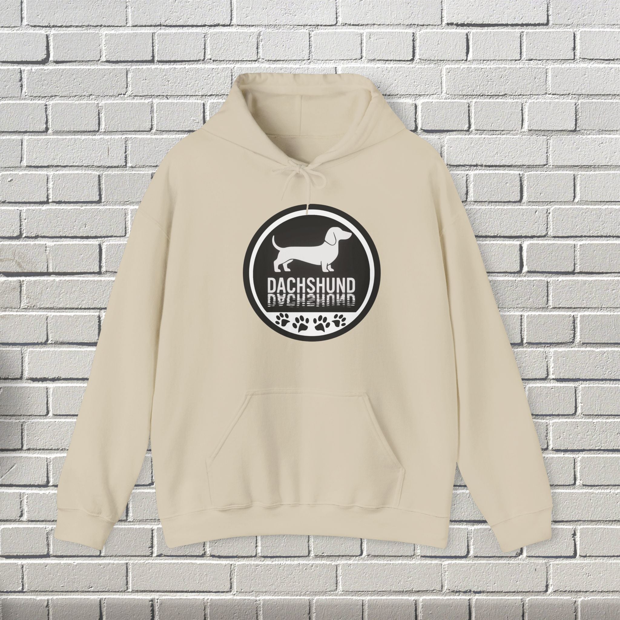 Dachshund Lover's Heavy Blend Hoodie, Dog-Themed Gift, Cozy Pet Sweatshirt, Cute Animal Apparel, Ideal for Pet Owners