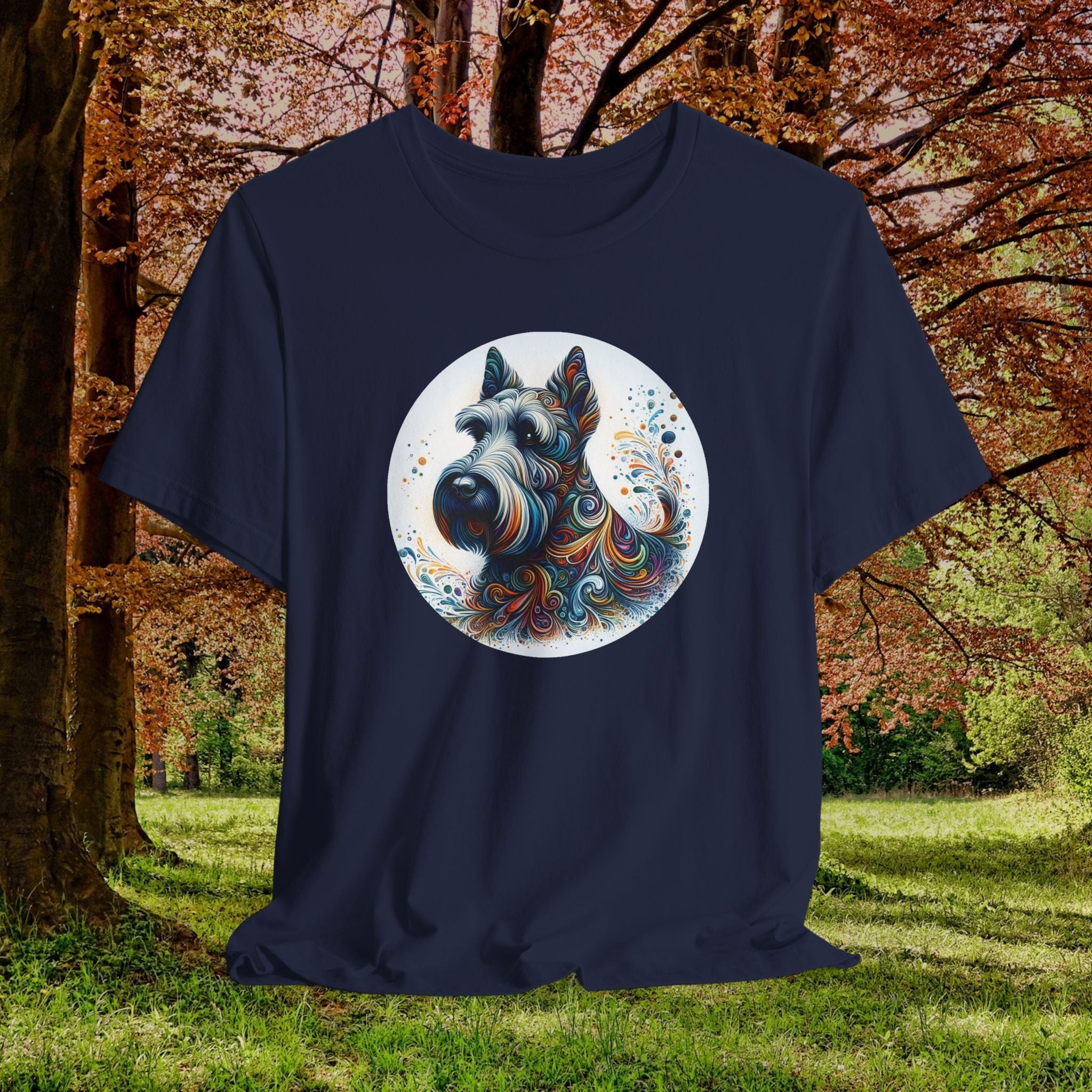 Artistic Dog Lover Tee - Unisex Jersey Short Sleeve Shirt