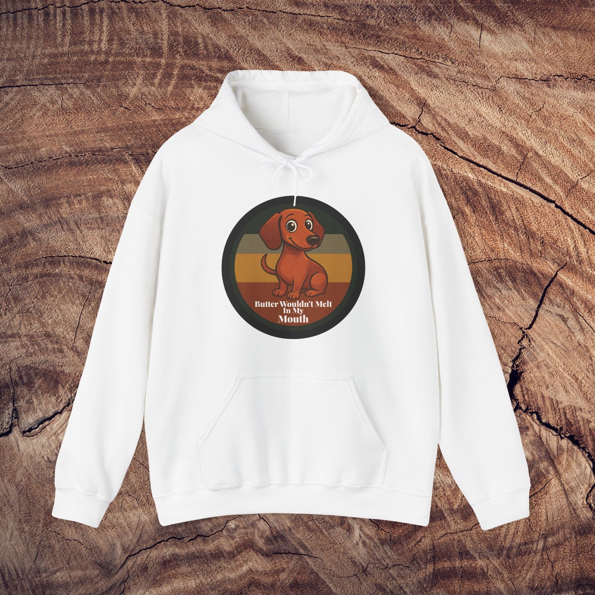 Dachshund Pride Unisex Hooded Sweatshirt | LGBTQ+ Month Gift, Cozy Pet Lover Apparel, Cute Dog Hoodie, Casual Fashion, Unique Gift Idea