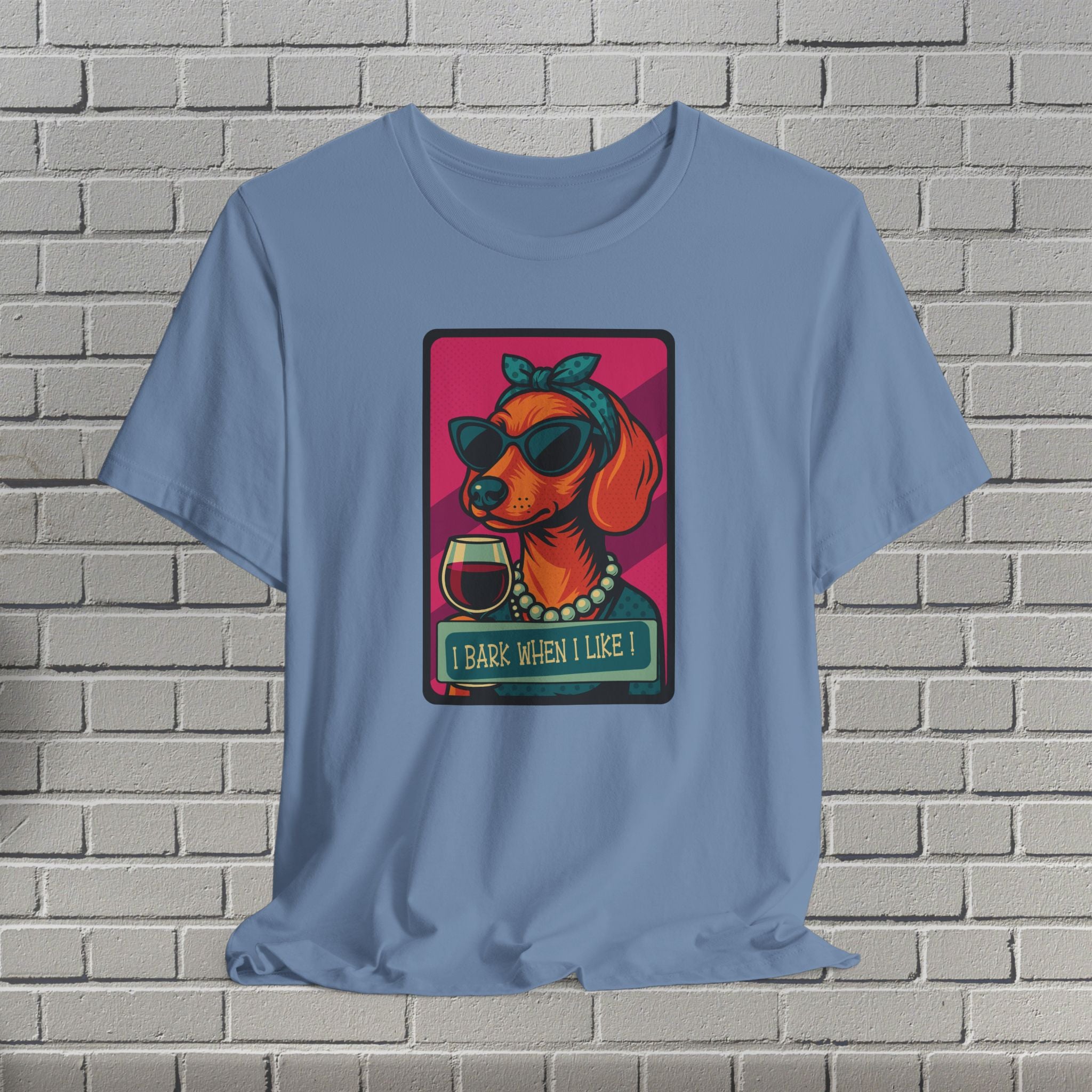 Sassy Dog Lover Tee, Wine Dog Shirt, Funny Dog Owner Gift, Pet Lover Apparel, Casual Unisex Short Sleeve T-Shirt