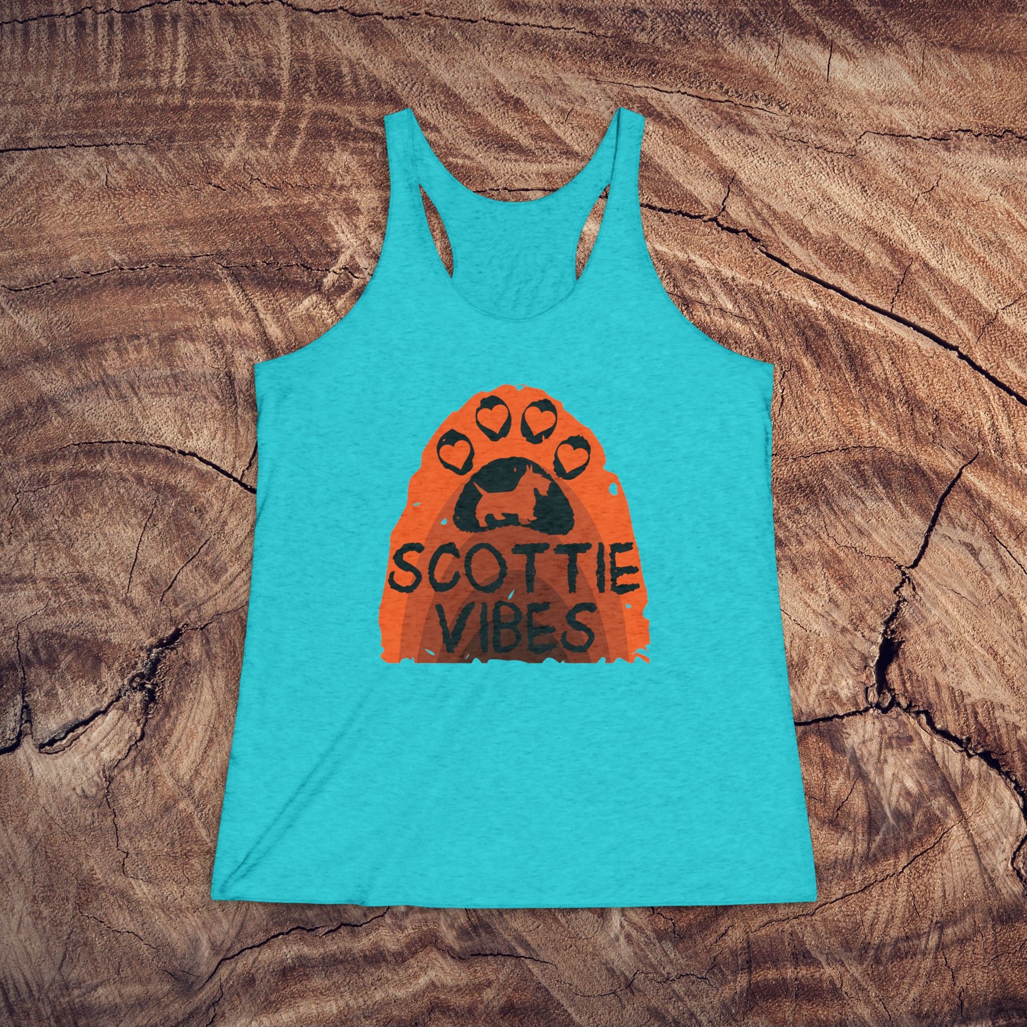 Scottie Vibes Racerback Tank — Women's Dog Lover Tank Top