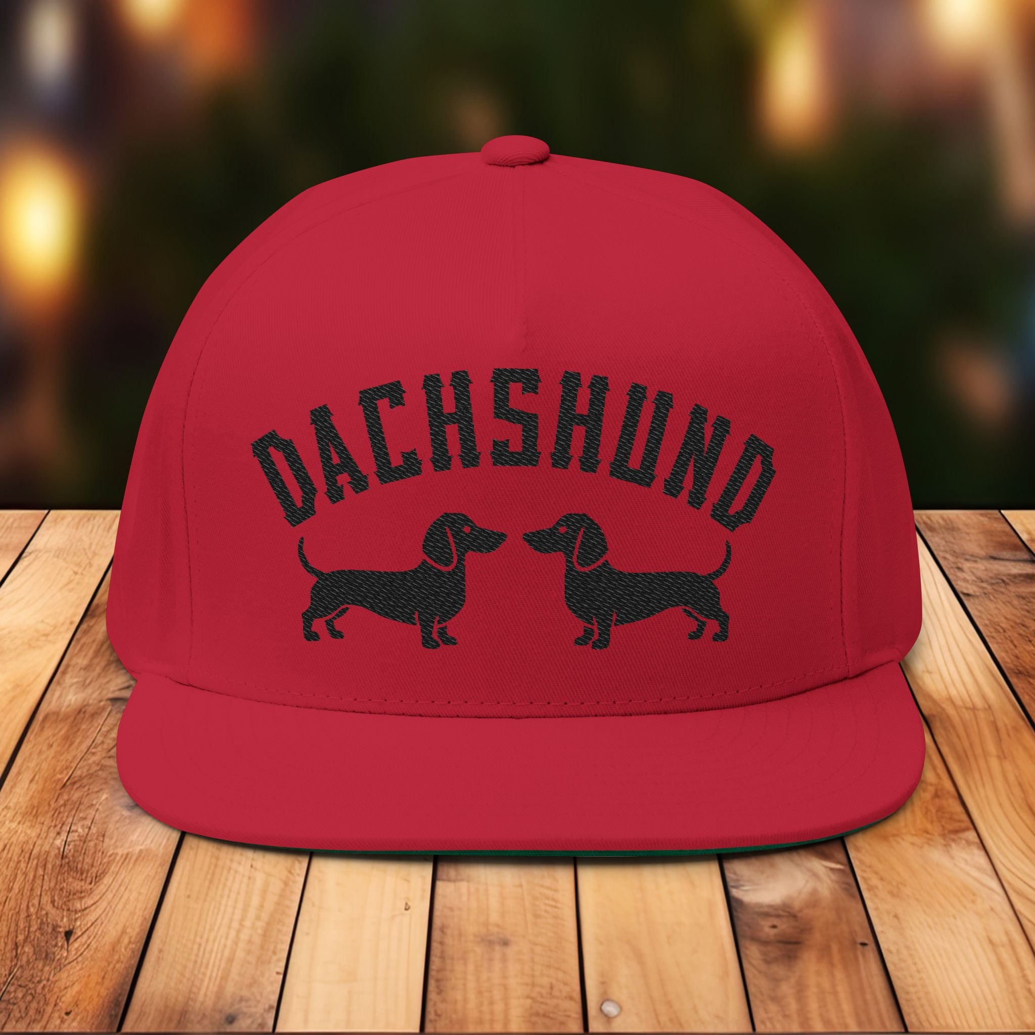 Dachshund Flat Bill Cap, Stylish Pet Lover Hat, Dog-themed Baseball Cap, Custom Embroidery Gift for Dachshund Owners, Puppy Birthday [...]