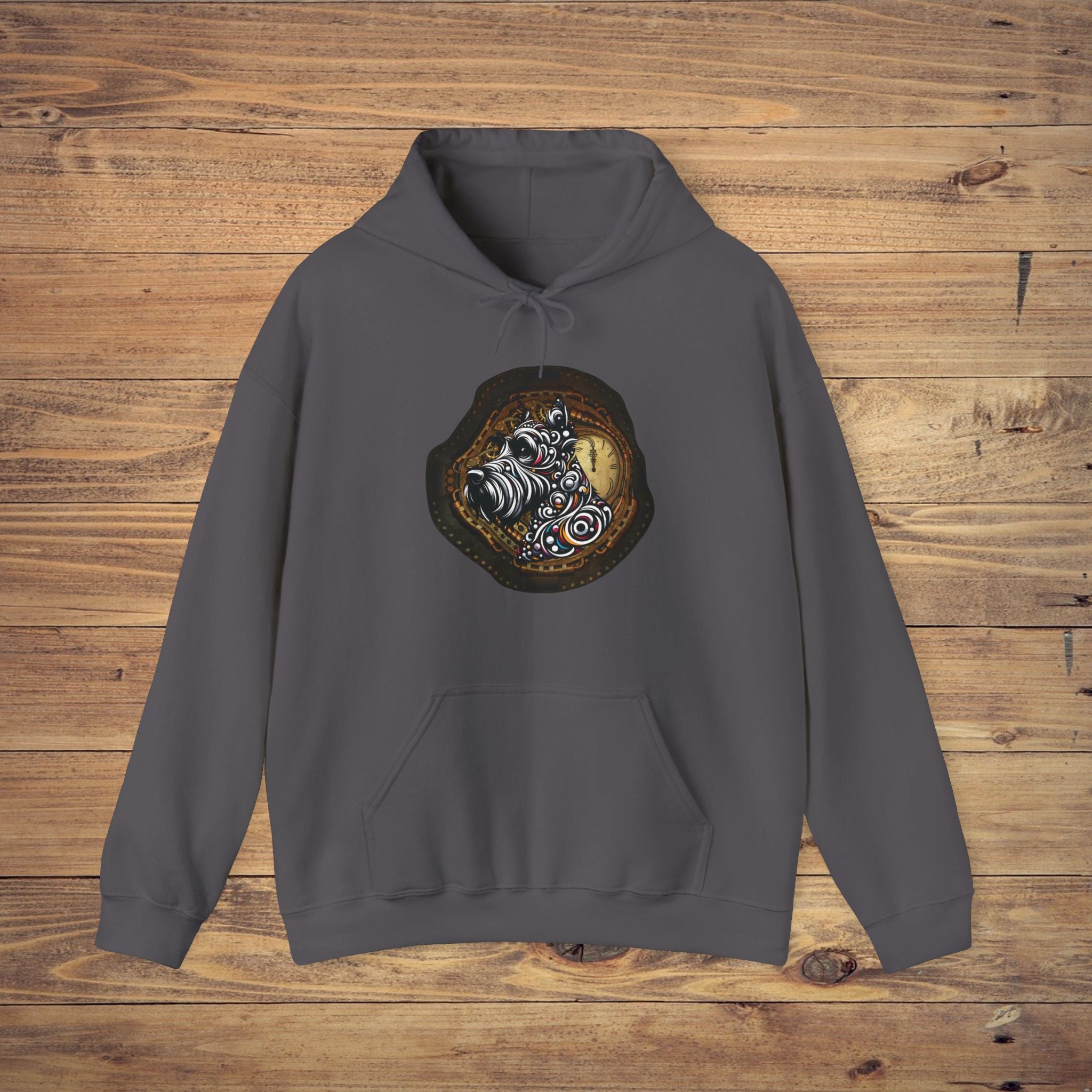 Artistic Unisex Hooded Sweatshirt - Cozy & Unique Design