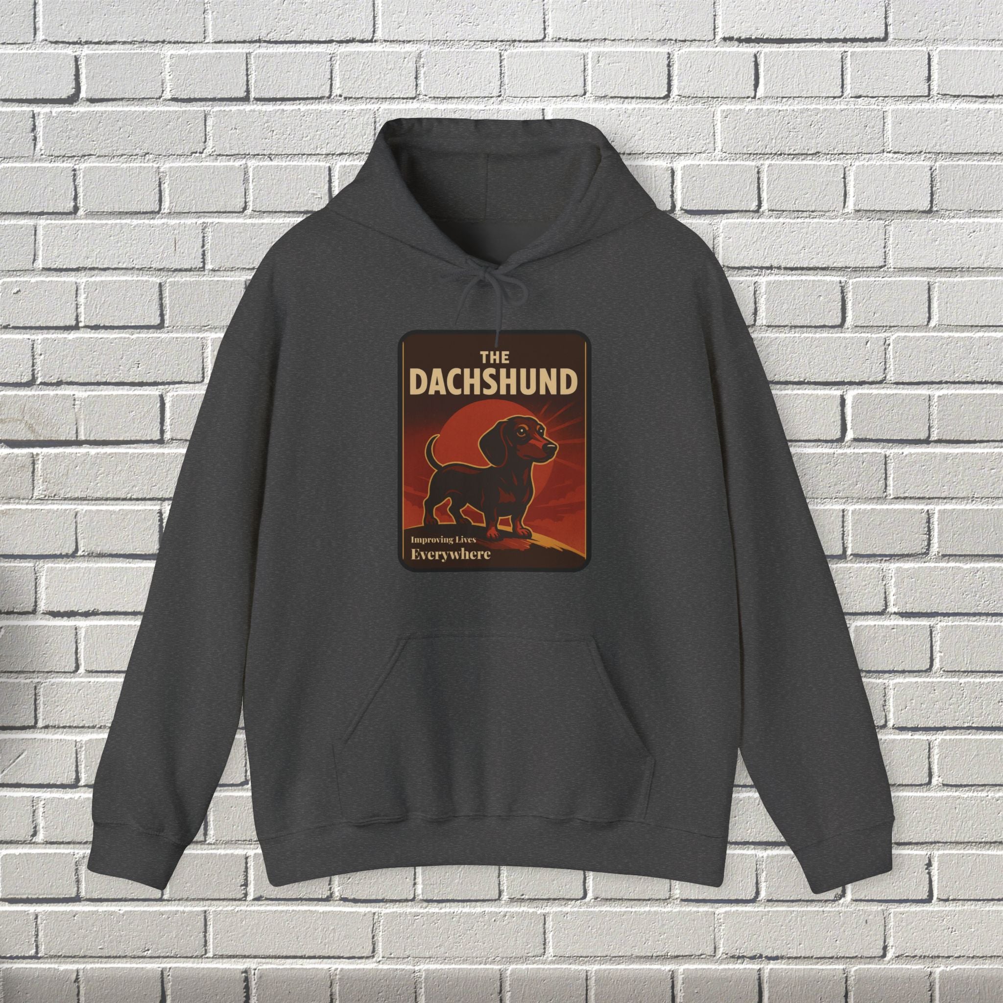 Dachshund Lover's Heavy Blend Hoodie, Unisex Dog Sweatshirt, Pet Owner Gift, Cozy Dog Apparel, Cute Animal Clothing, Dachshund Gift