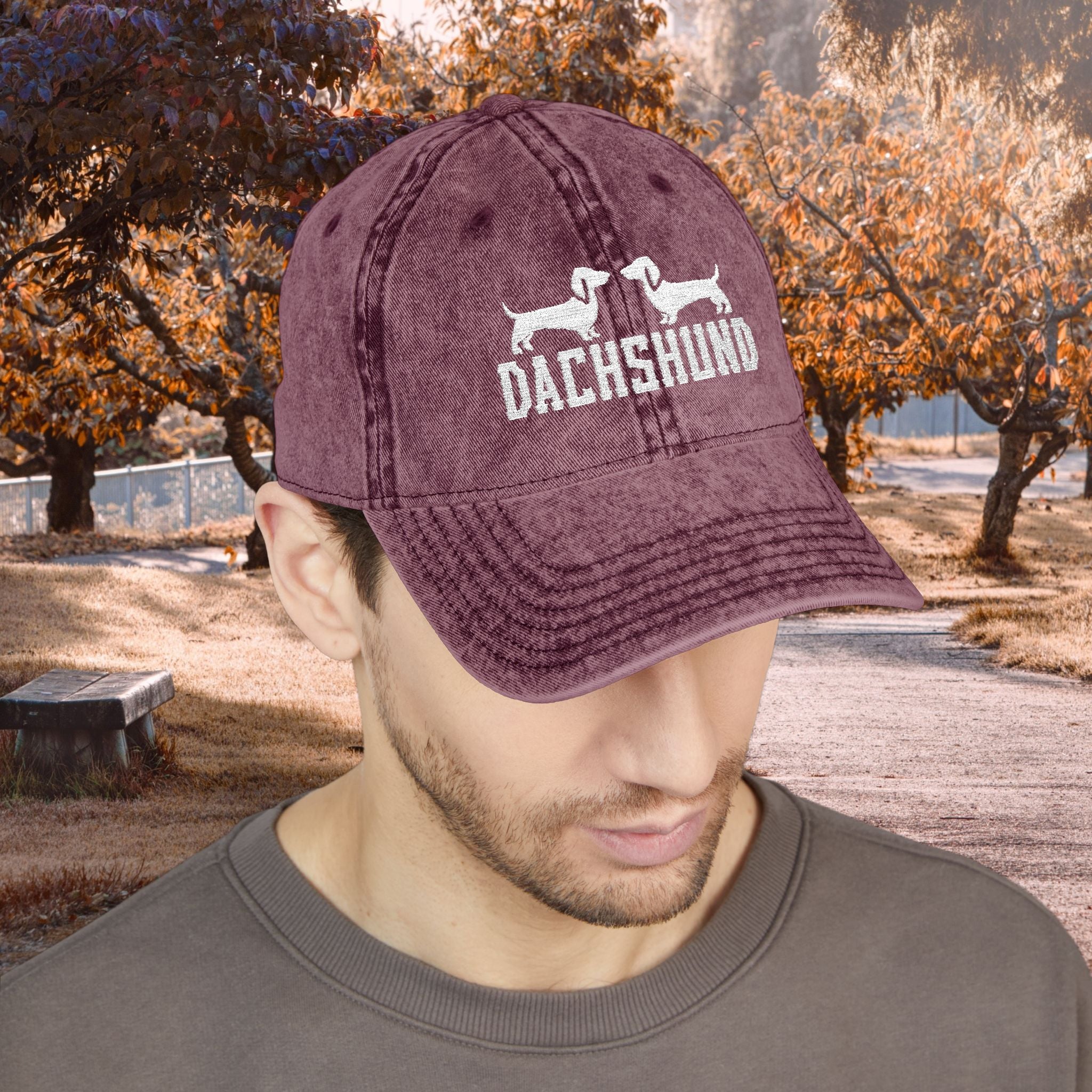 Vintage Dachshund Cap, Dog Lover’s Hat, Vintage Style Baseball Cap, Pet Owner Gift, Casual Outdoor Accessory