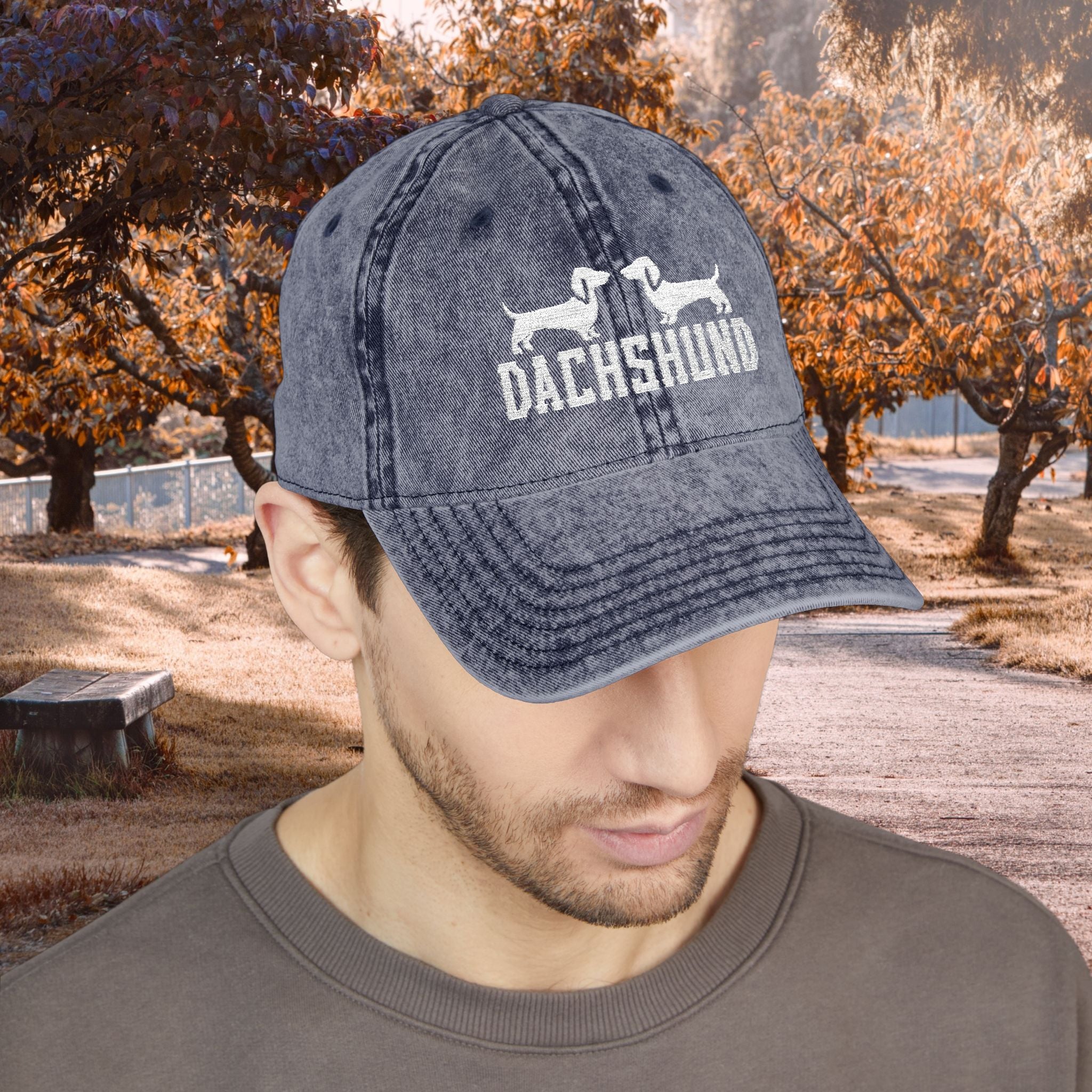 Vintage Dachshund Cap, Dog Lover’s Hat, Vintage Style Baseball Cap, Pet Owner Gift, Casual Outdoor Accessory