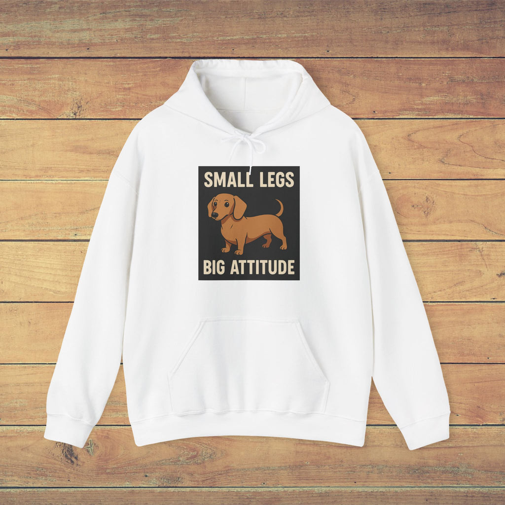 Dachshund Attitude Hoodie, Funny Dog Lover Sweatshirt, Unisex Pet Gift, Cute Canine Apparel, Cozy Hoodie for Dog Owners