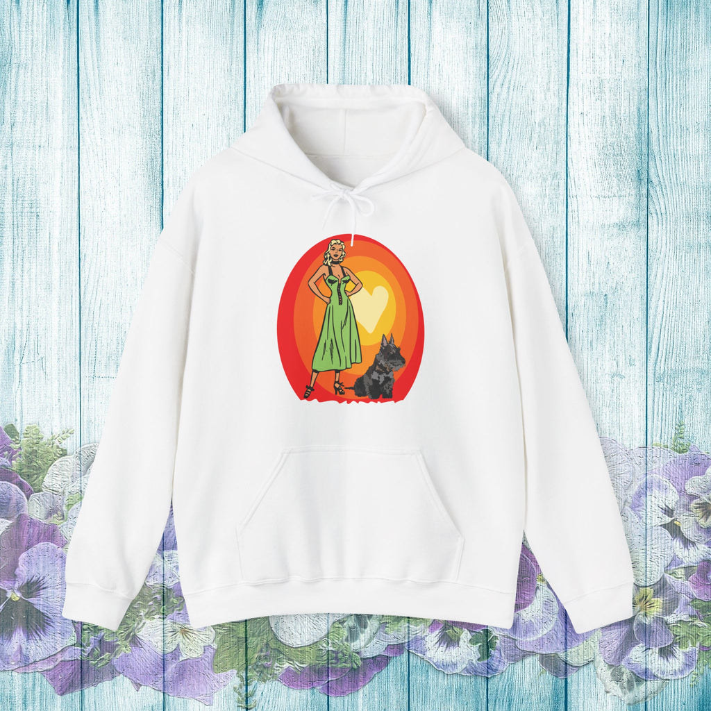 Vintage Style Dog Lover Hoodie - Unisex Heavy Blend™ Sweatshirt