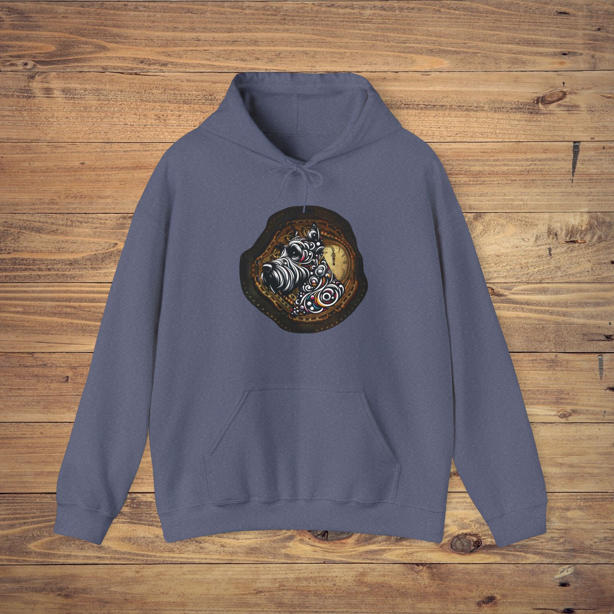 Artistic Unisex Hooded Sweatshirt - Cozy & Unique Design