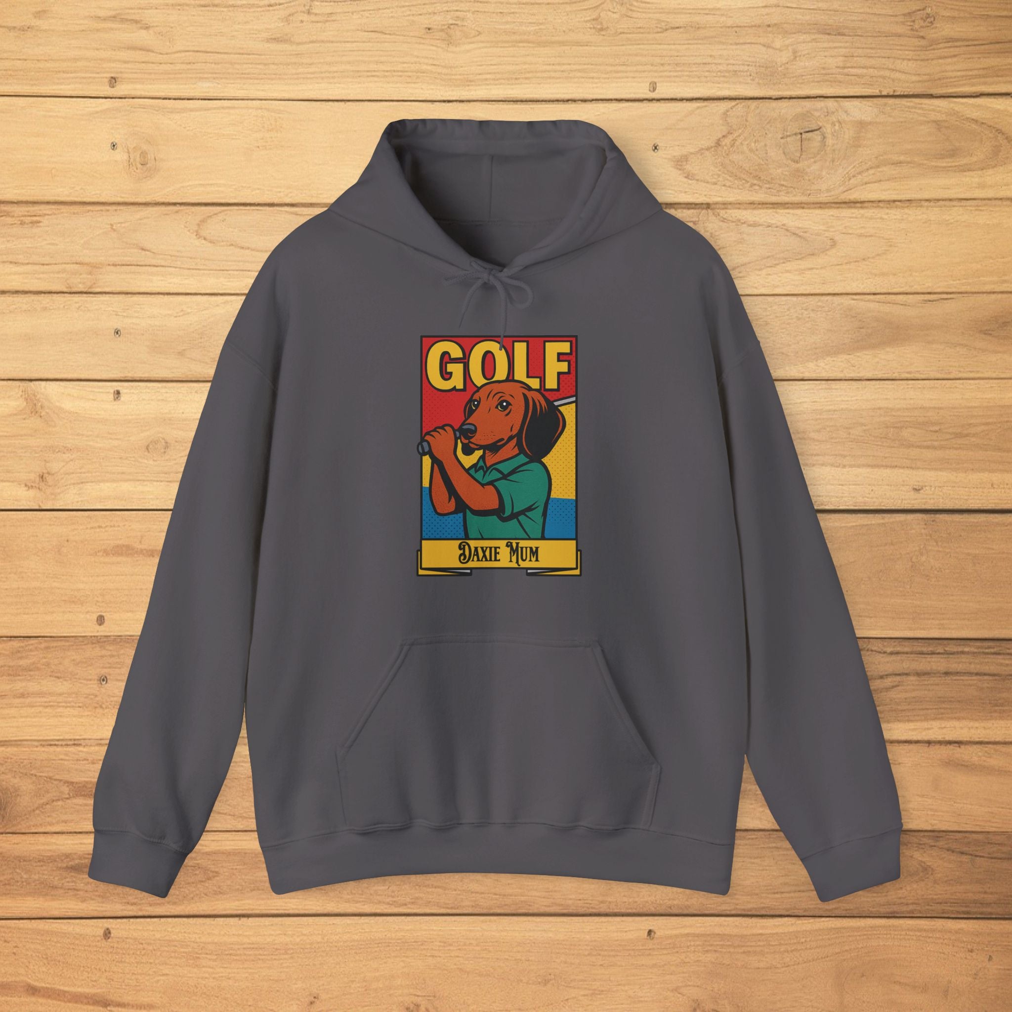 Golf Dog Unisex Hoodie - Perfect for Golf Lovers, Pet Owners, Casual Wear, Gifts, Funny Sweatshirt