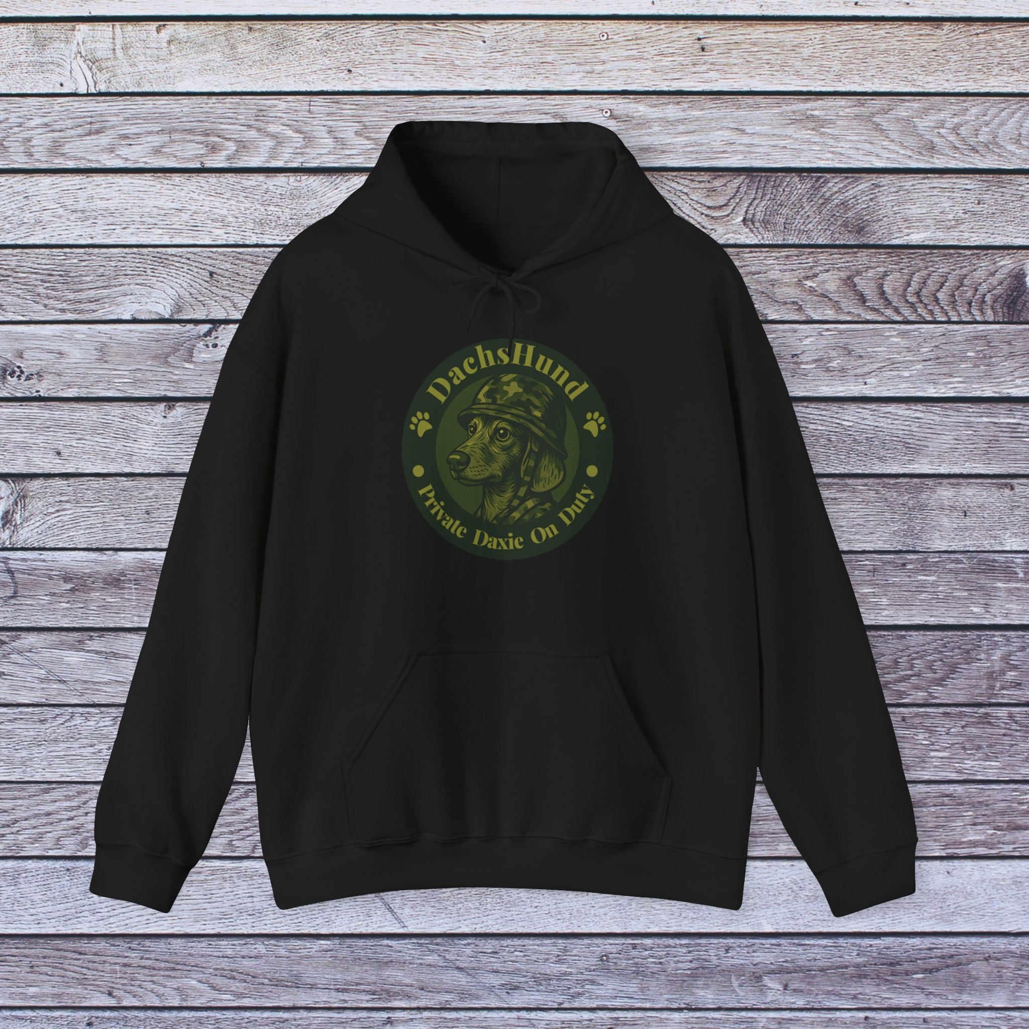 Reporting for Cuddle Duty – Doxie Hoodie