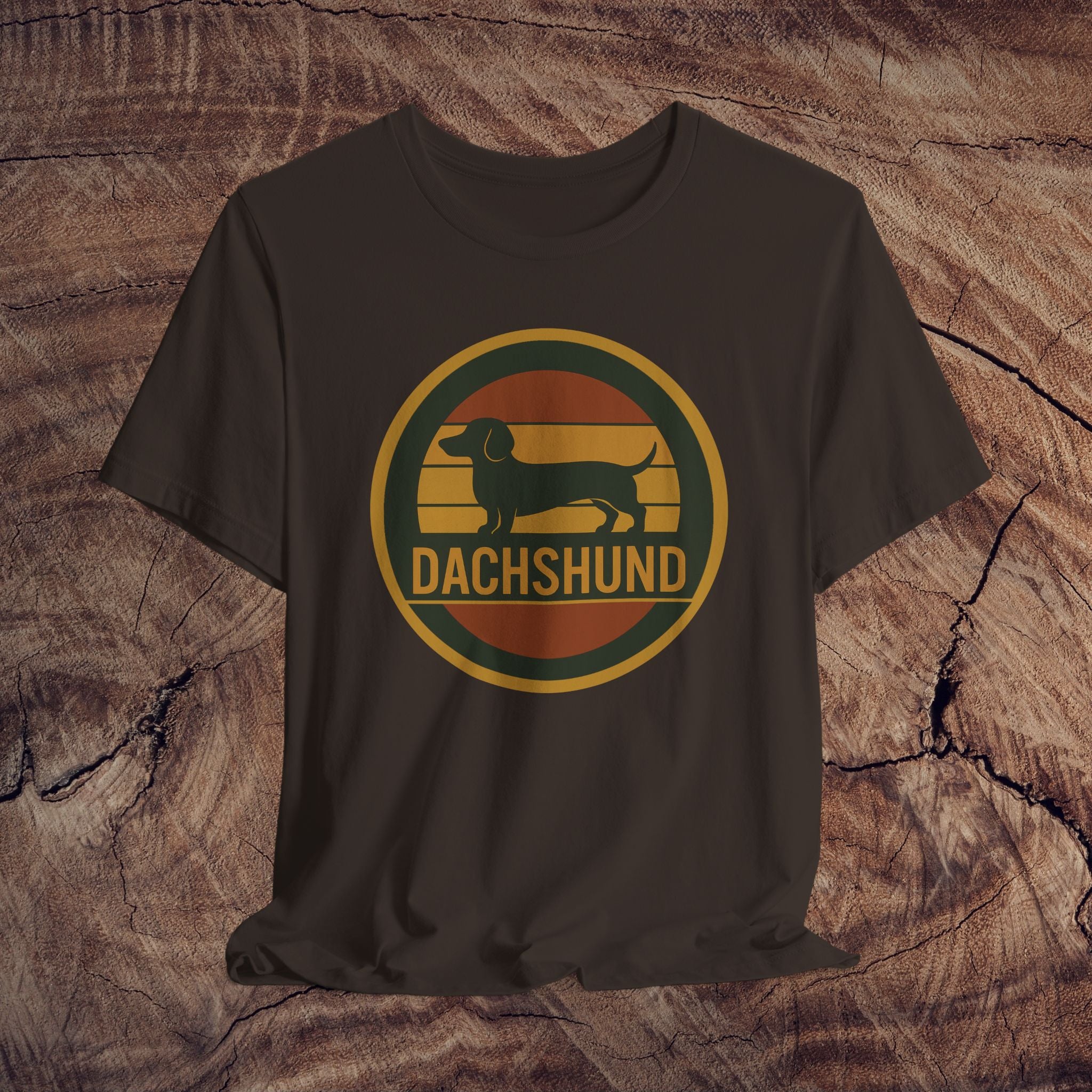 Retro Dachshund Unisex Tee - Dog Lover Gift, Cute Pet Shirt, Animal Lover Apparel, Funny Puppy T-Shirt, Canine Fanatic Gift