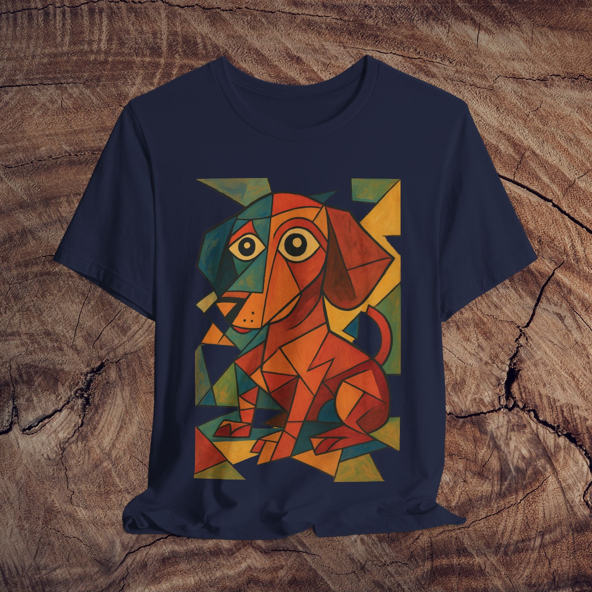 Artistic Dog Print Tee - Cute Pet Lover Gift, Animal Artwork Shirt, Unisex Graphic Tee, Birthday Gift, Dog Lover Apparel