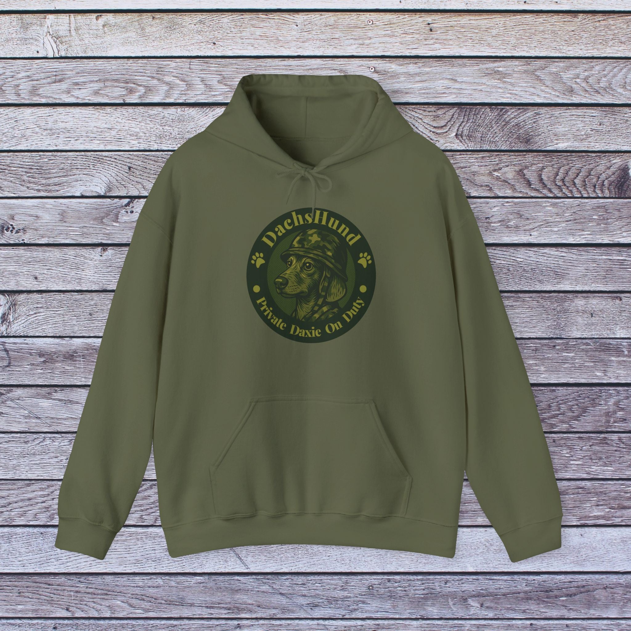 Reporting for Cuddle Duty – Doxie Hoodie