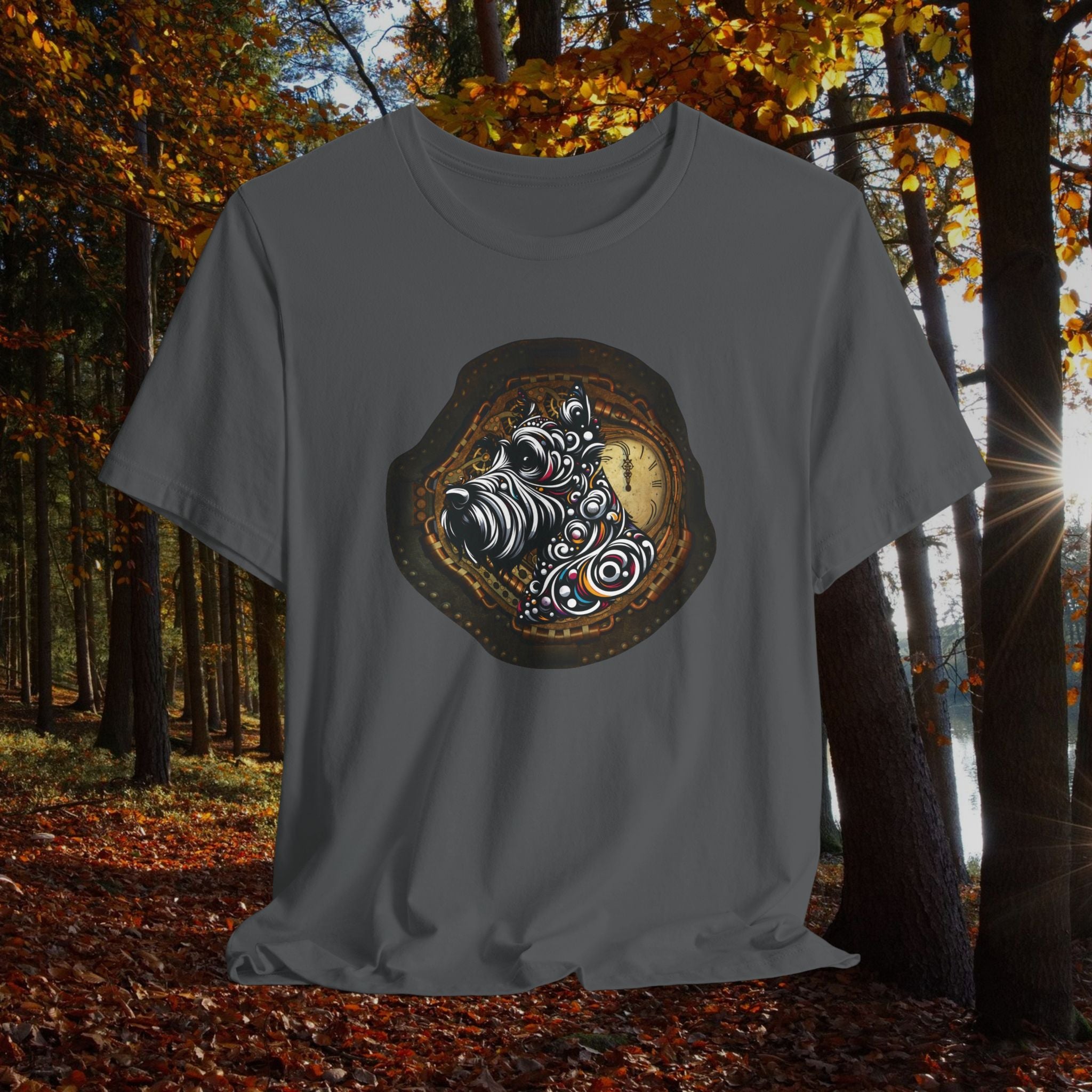 Artistic Unisex Jersey Tee with Abstract Design