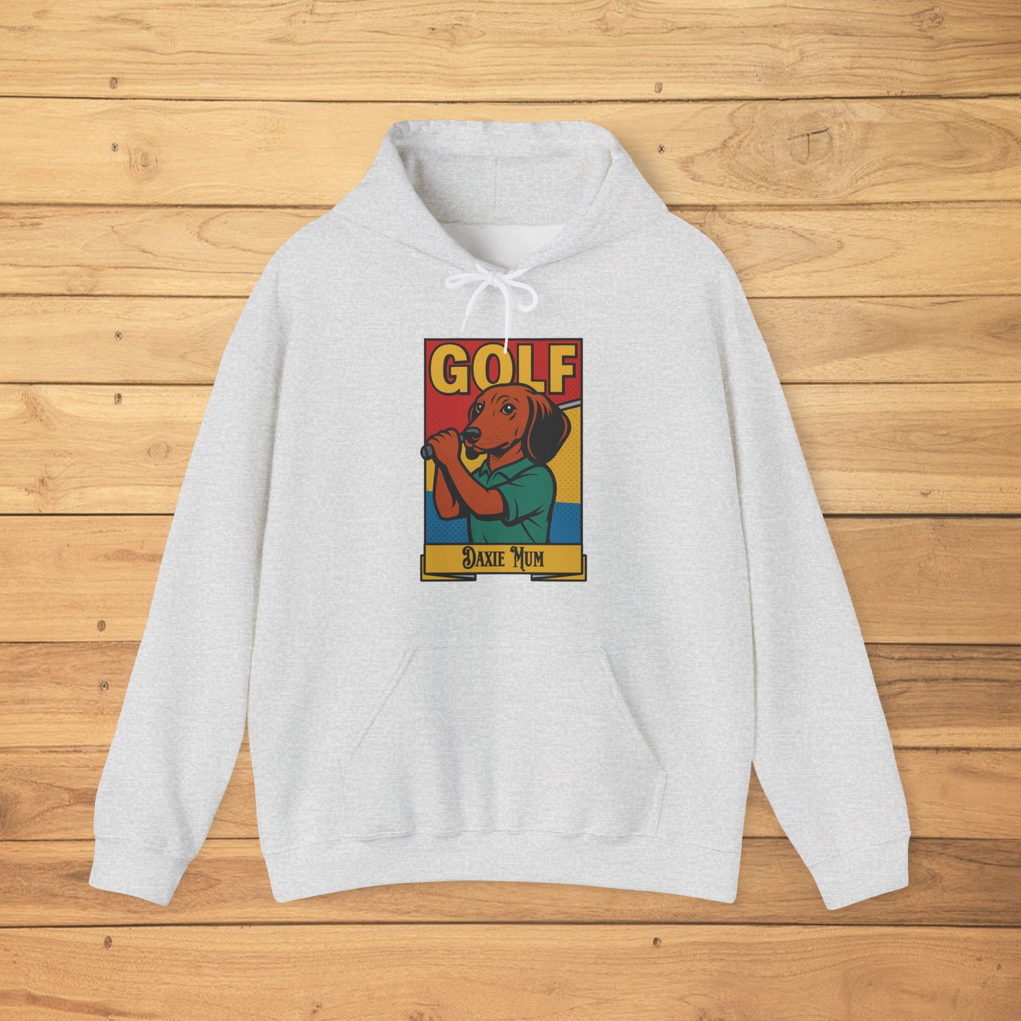 Golf Dog Unisex Hoodie - Perfect for Golf Lovers, Pet Owners, Casual Wear, Gifts, Funny Sweatshirt
