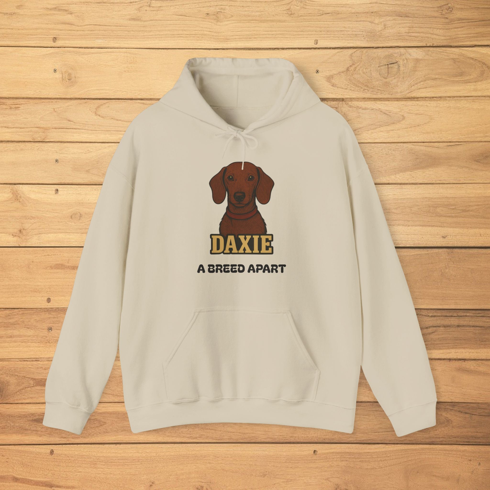 Dachshund Lover's Hoodie, Cozy Dog Sweatshirt, Unisex Pullover for Dog Owners, Gift for Pet Lovers, Cute Dachshund Apparel