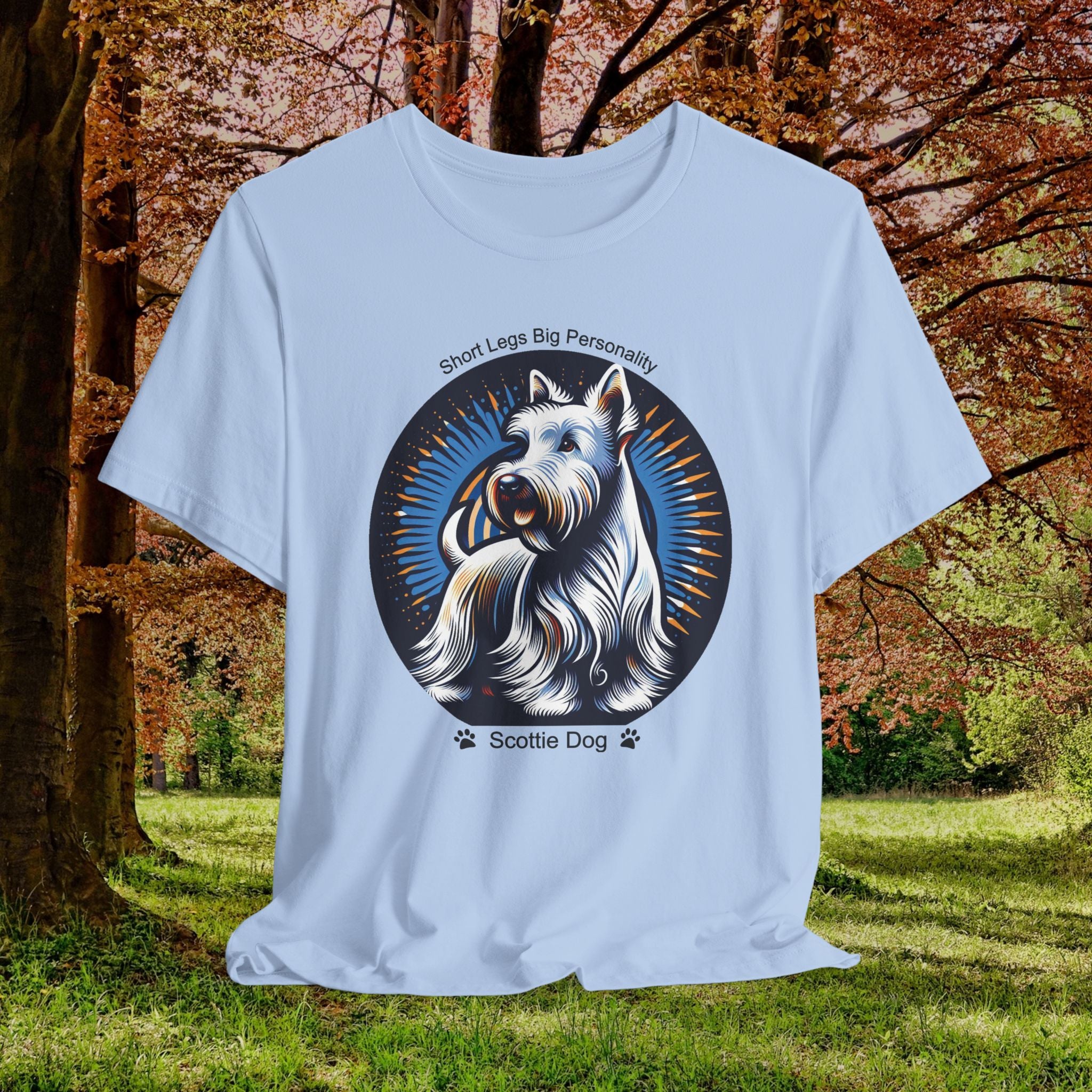 Funny Scottie Dog Unisex T-Shirt - Smart Legs Big Personality Tee