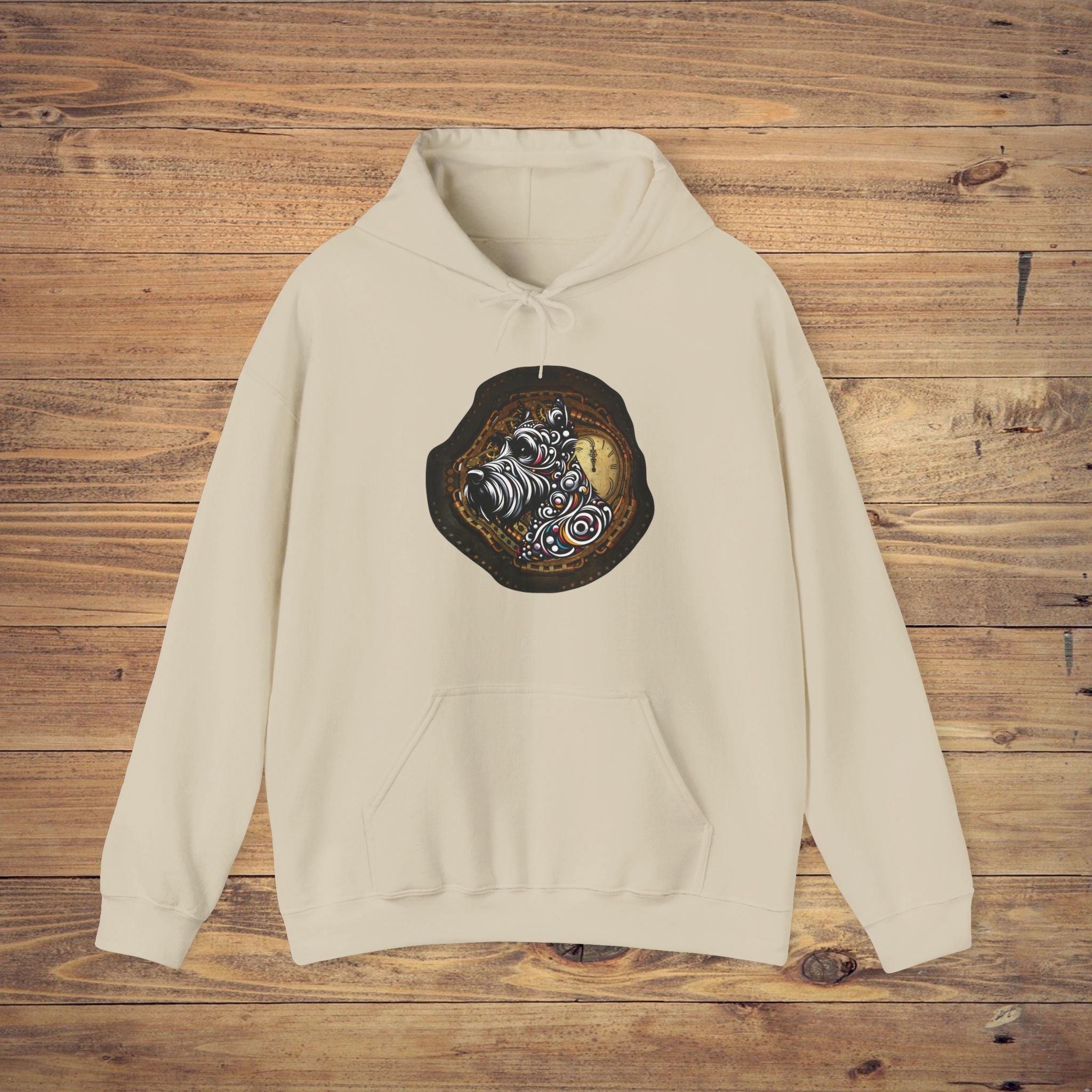 Artistic Unisex Hooded Sweatshirt - Cozy & Unique Design
