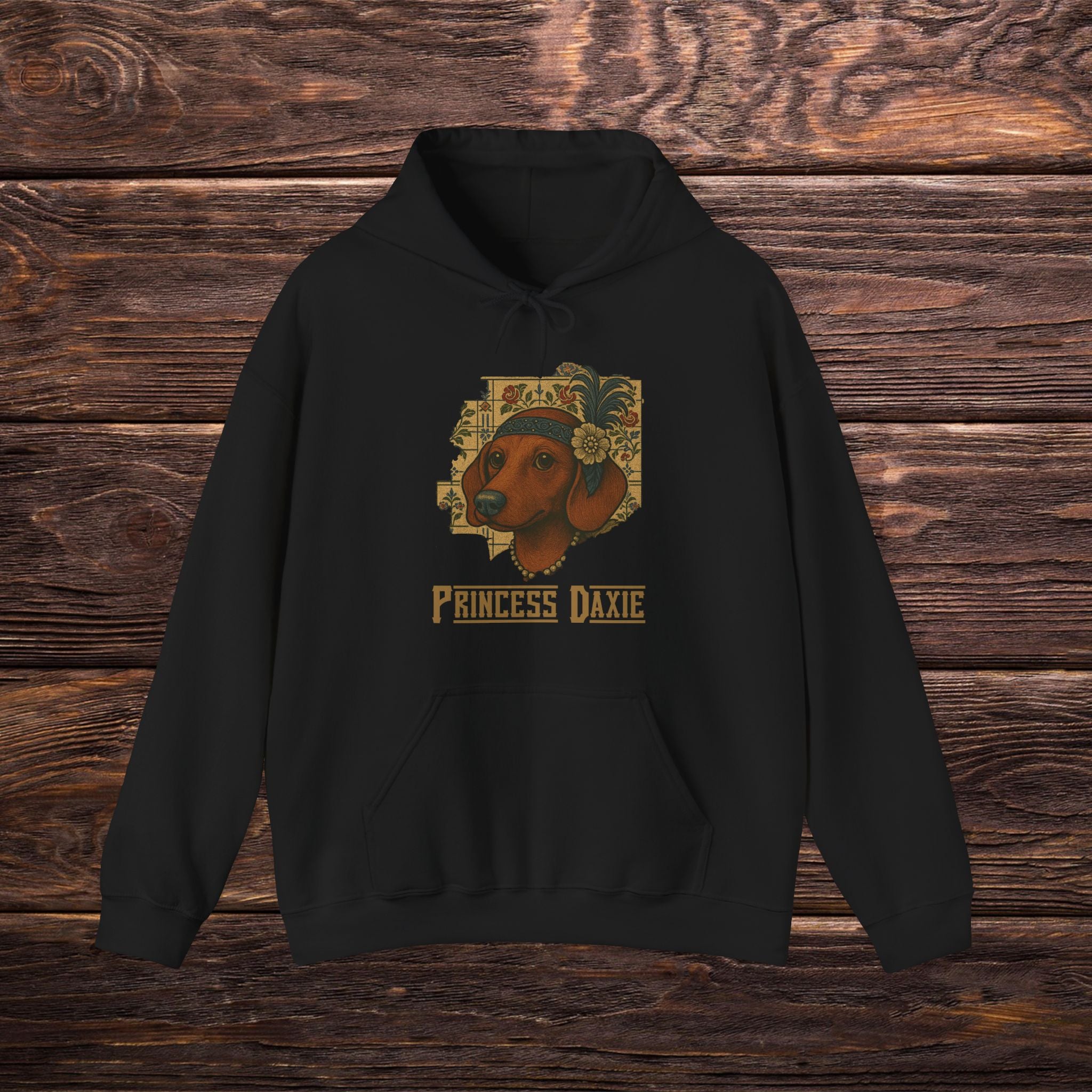 Her Royal Daxieness – Sausage Dog Princess Hoodie