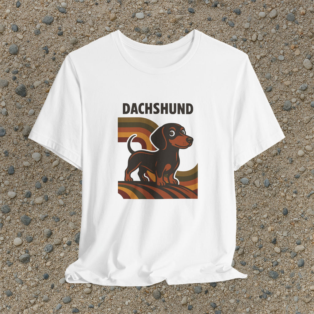 Dachshund Retro Unisex T-Shirt, Dog Lover Gift, Animal Lover Tee, Cute Graphic Shirt, Pet Owner Apparel