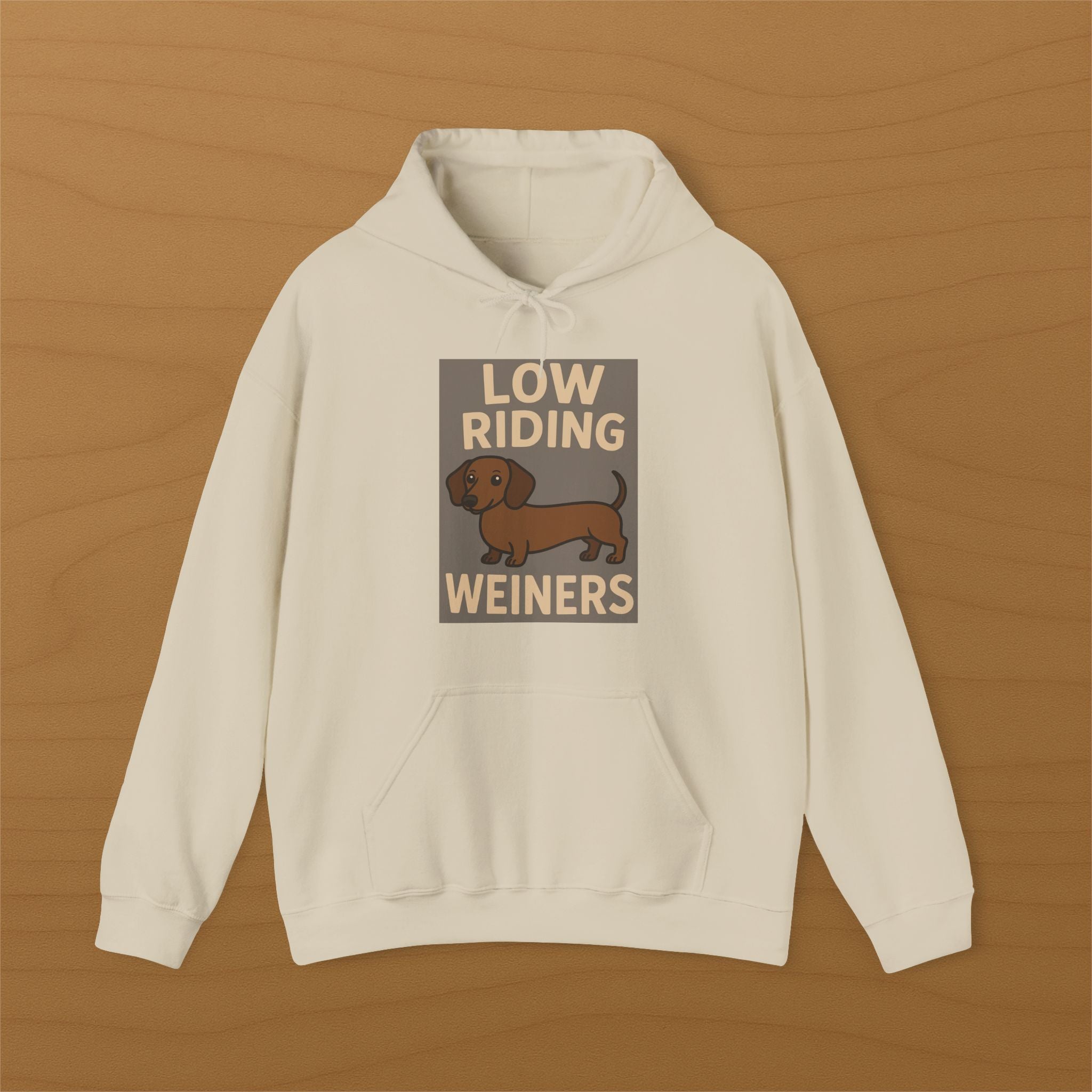 Low Riders Unite – Funny Sausage Dog Hoodie