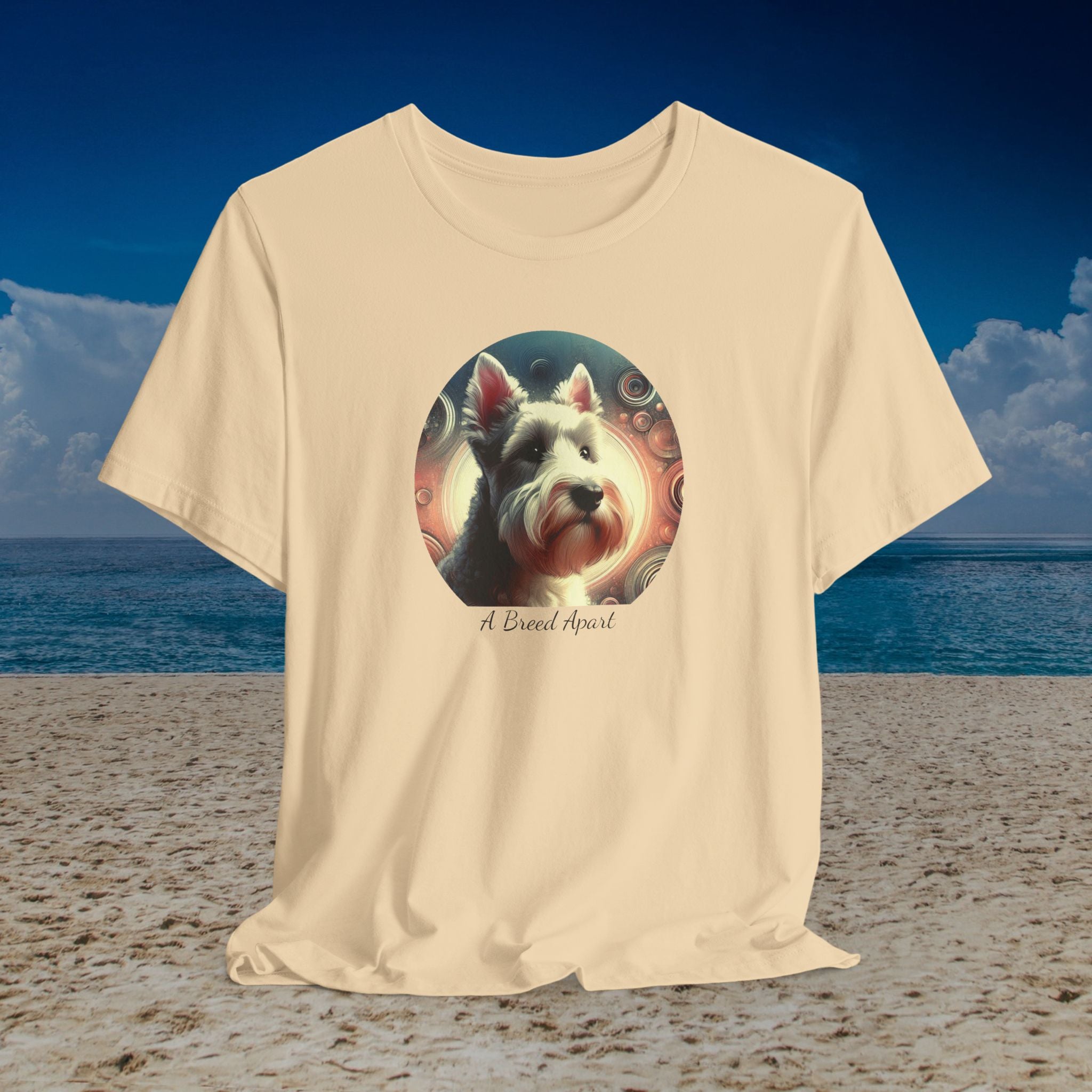 Dog Lover Unisex Short Sleeve Tee - 'A Blessed Apart' Design