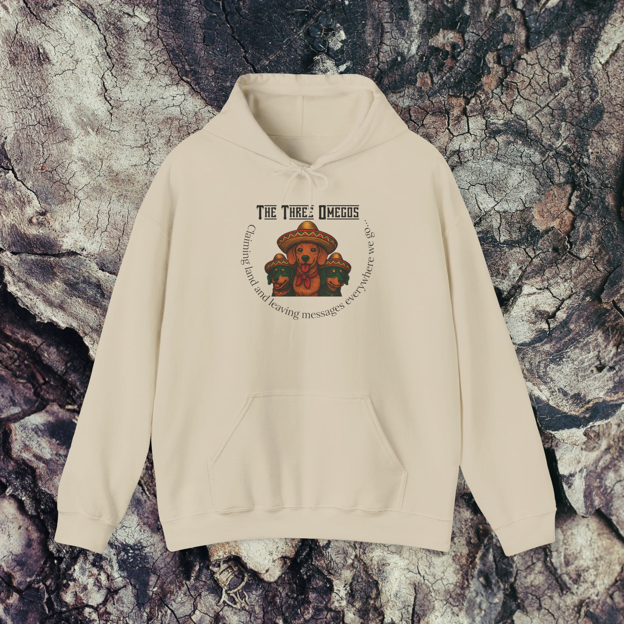 Three Demons Unisex Hoodie, Autumn Fashion, Cozy Layering, Halloween Gift, Unique Graphic Sweatshirt