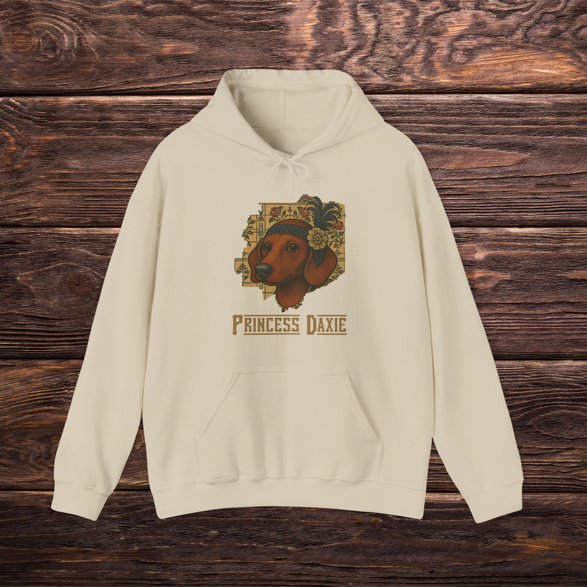 Her Royal Daxieness – Sausage Dog Princess Hoodie