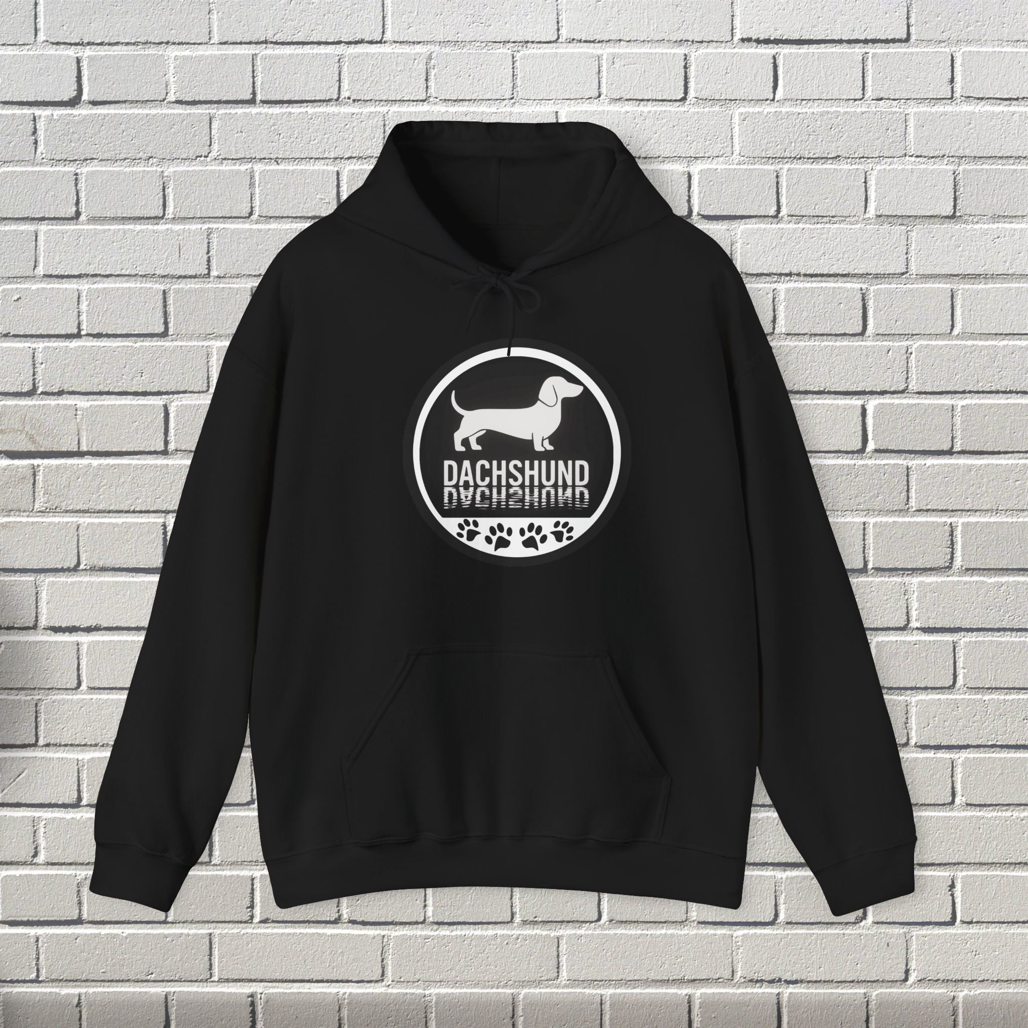 Dachshund Lover's Heavy Blend Hoodie, Dog-Themed Gift, Cozy Pet Sweatshirt, Cute Animal Apparel, Ideal for Pet Owners