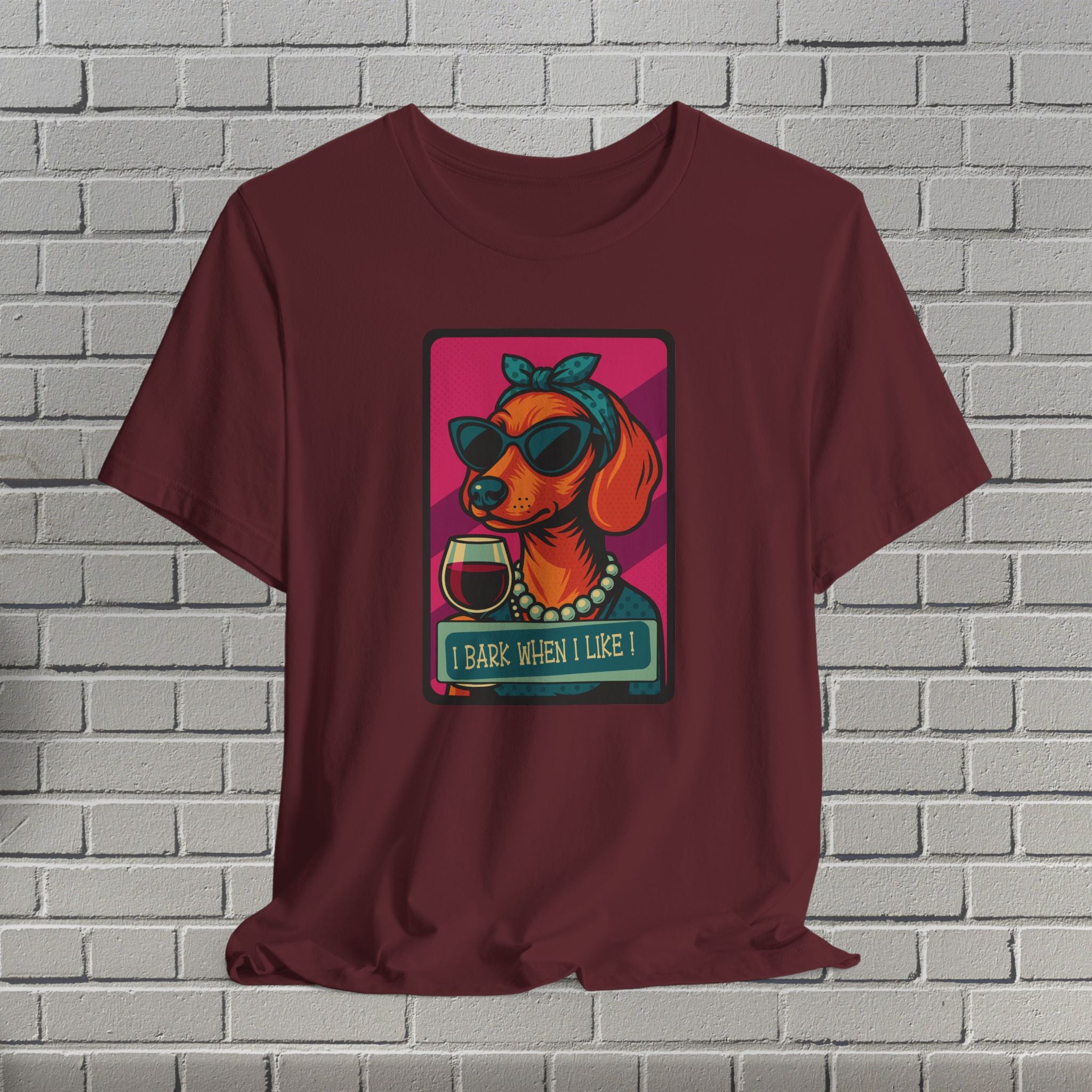 Sassy Dog Lover Tee, Wine Dog Shirt, Funny Dog Owner Gift, Pet Lover Apparel, Casual Unisex Short Sleeve T-Shirt