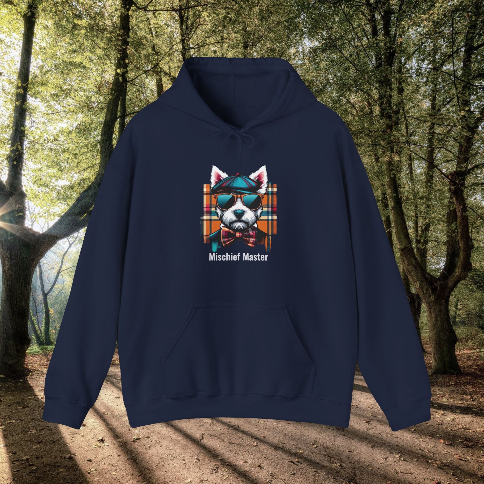 Mischief Master Hoodie - Unisex Heavy Blend Sweatshirt for Dog Lovers