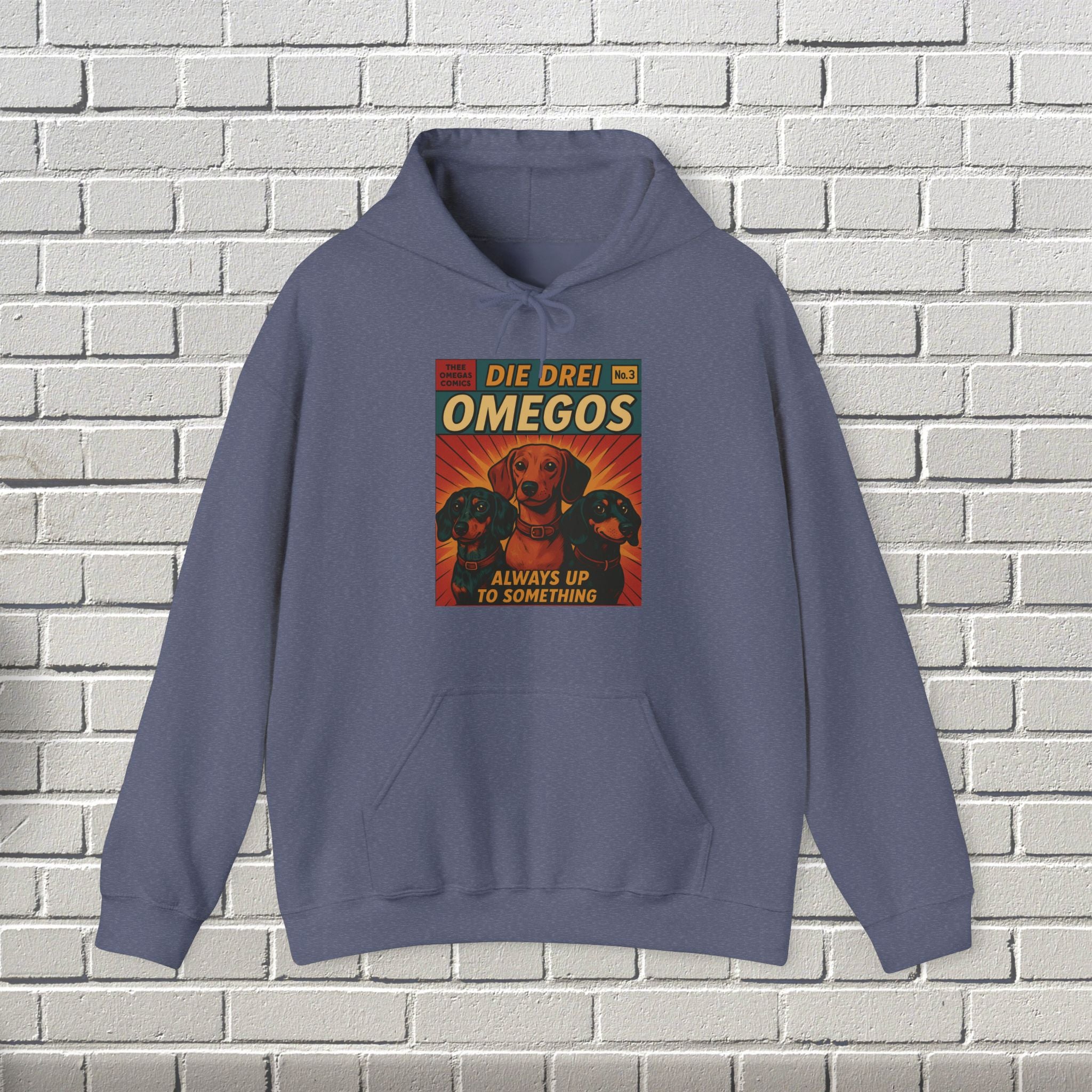 Vintage-Inspired Dog Graphic Hoodie, Cozy Sweatshirt for Dog Lovers, Gift for Pet Owners, Retro Pet Apparel, Unisex Fashion