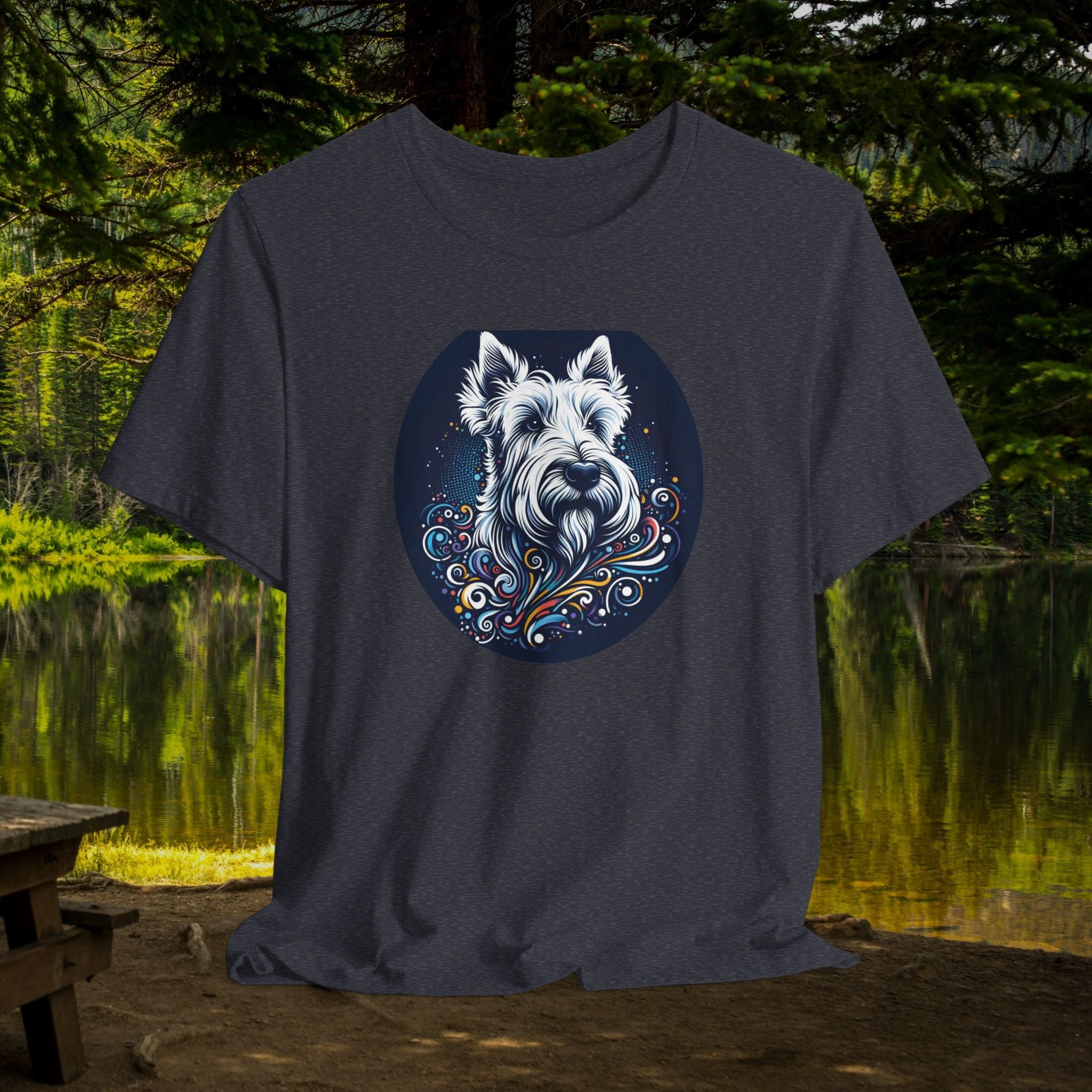 Colorful Dog Portrait Tee - Perfect for Pet Lovers