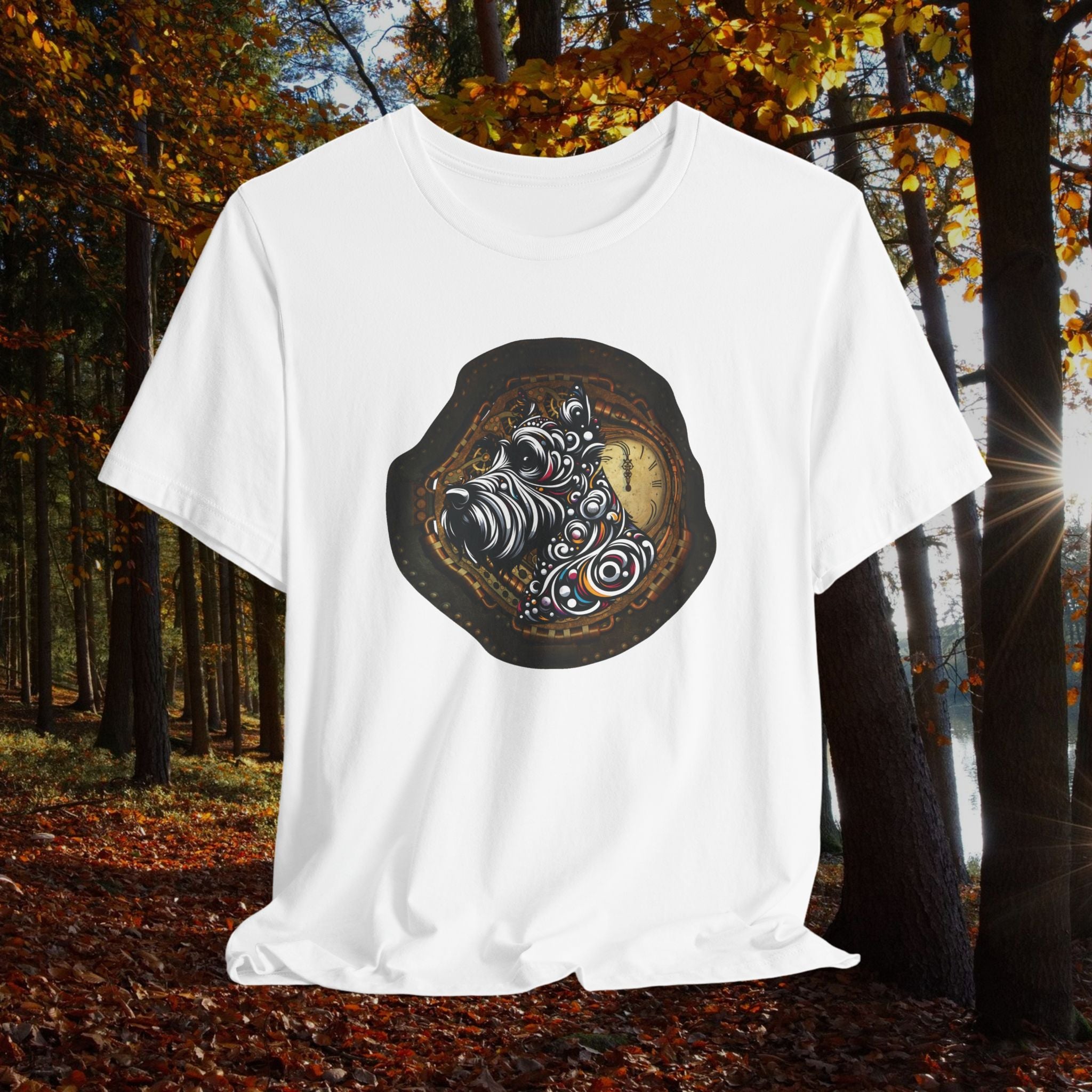 Artistic Unisex Jersey Tee with Abstract Design