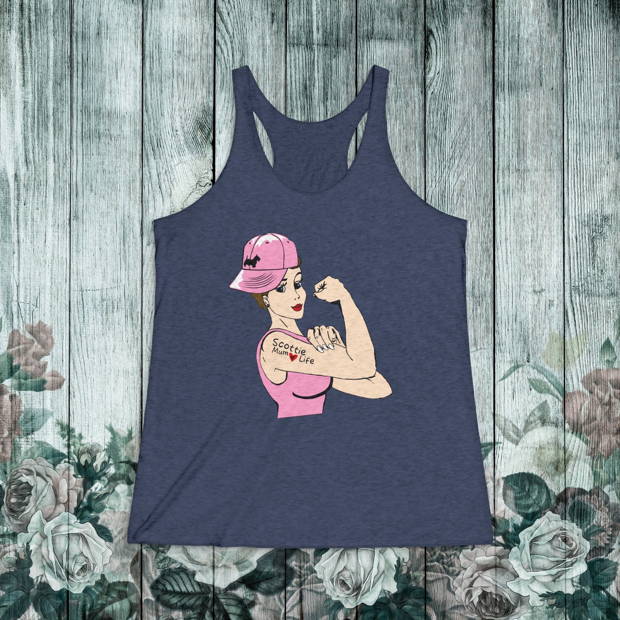 Racerback Tank - Top for strong Scottie Mama's
