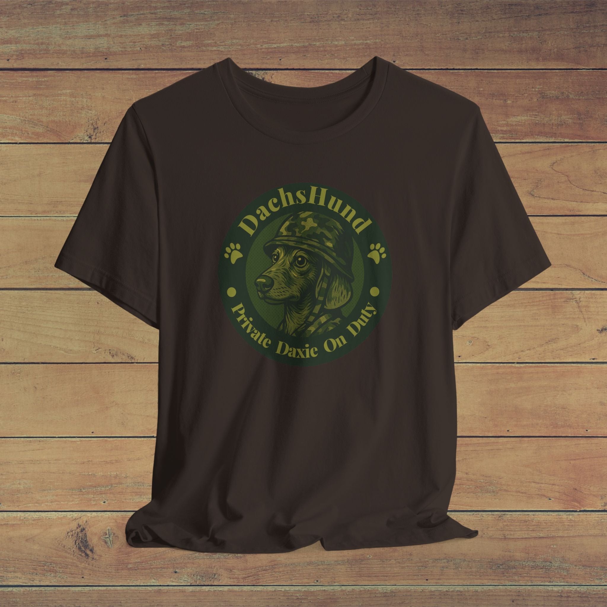 Dachshund Defender Tee – Private Daxie Edition