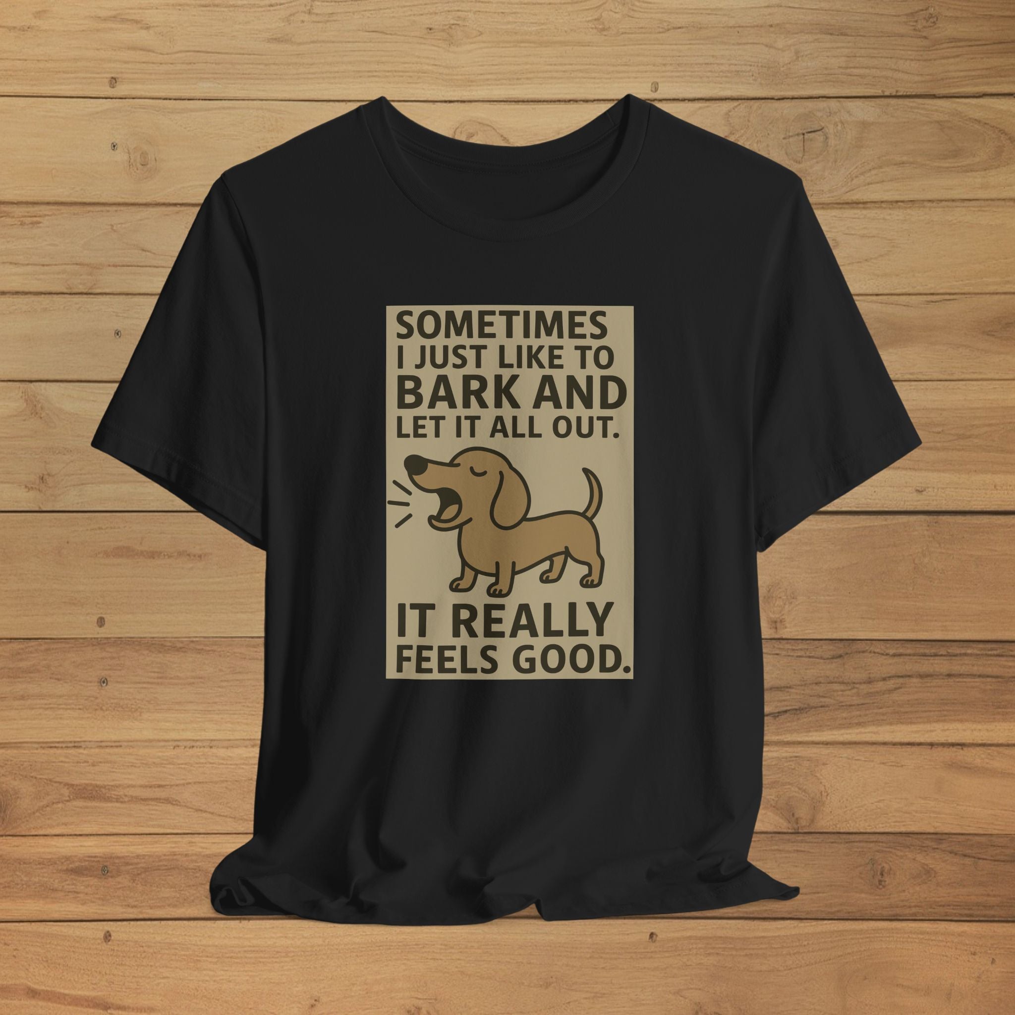 Feel Good Bark Tee, Funny Dog Shirt, Pet Lover Gift, Casual Summer Tee, Dog Owner Apparel, Birthday Gift