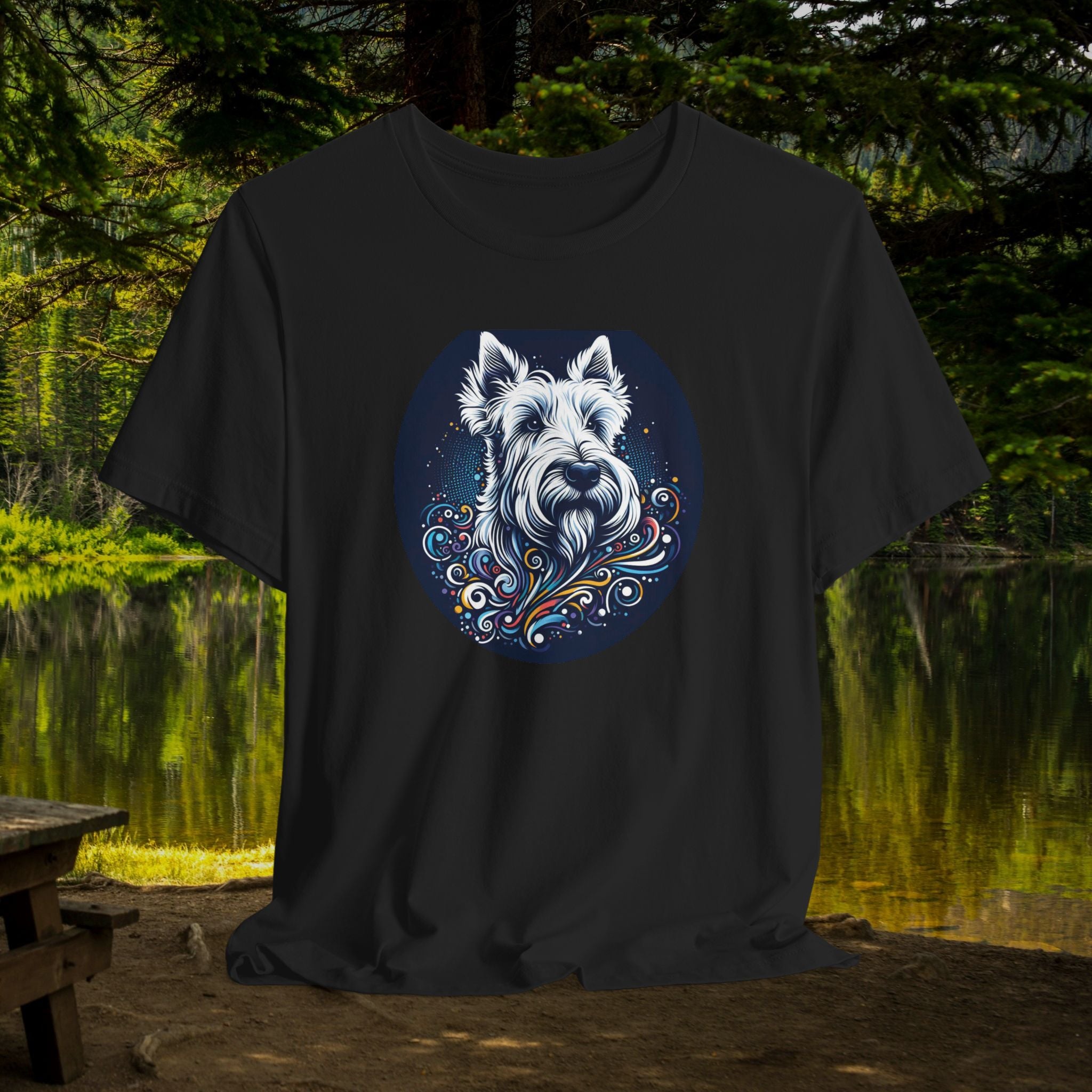 Colorful Dog Portrait Tee - Perfect for Pet Lovers