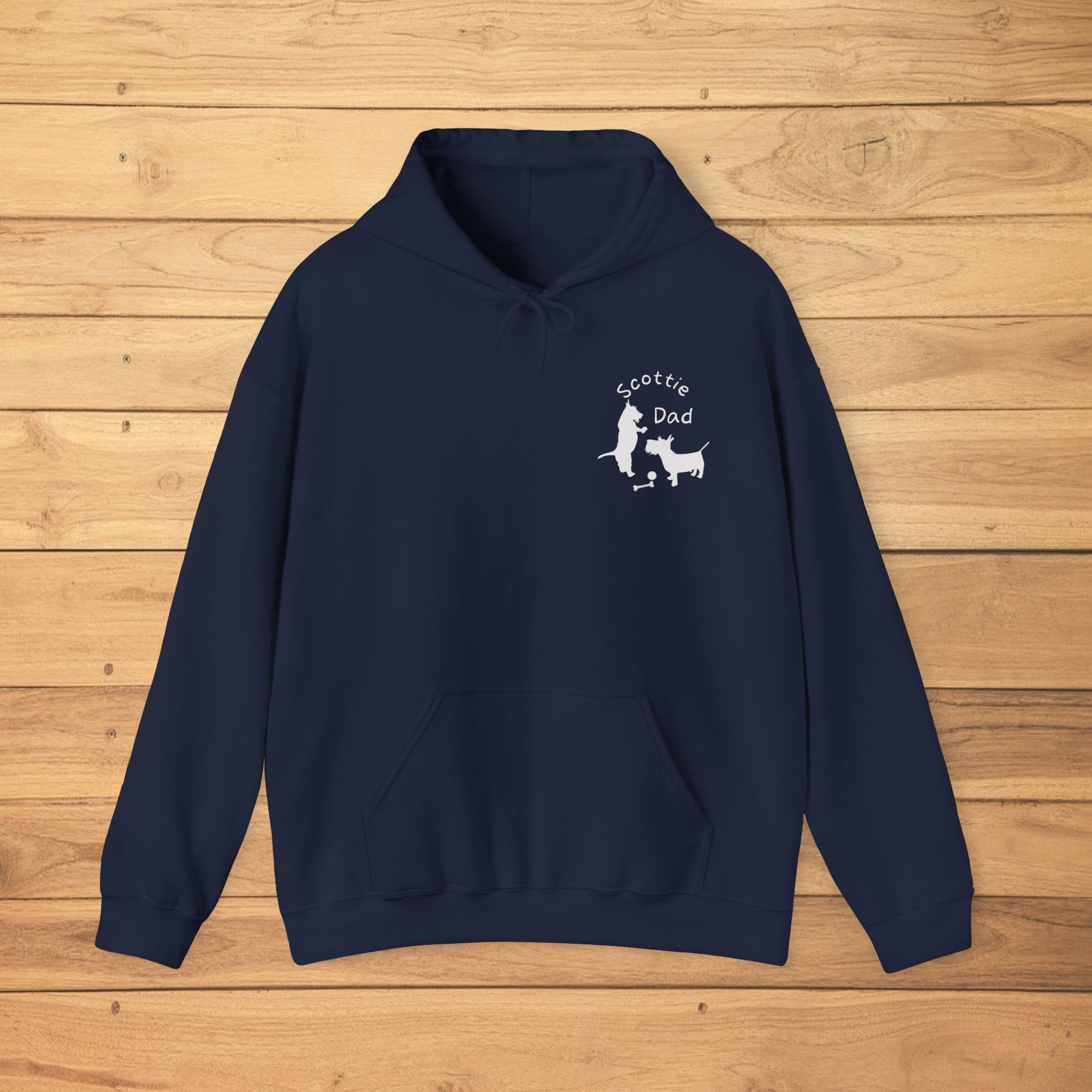 Scottie Dad Unisex Heavy Blend™ Hoodie - Perfect Gift for Dog Lovers