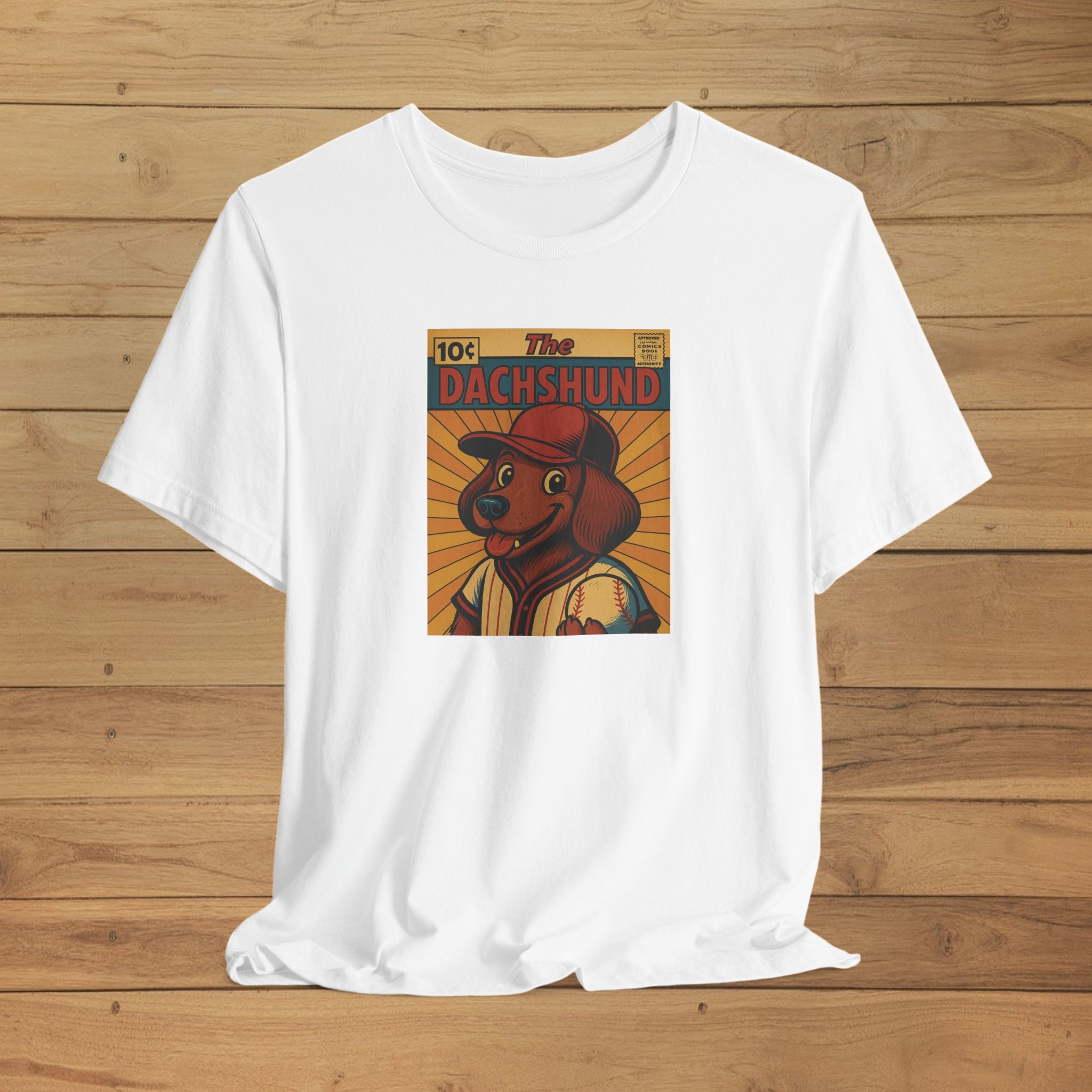 Retro Dachshund Unisex Tee, Dog Lover Gift, Vintage Pet Shirt, Cute Canine Apparel, Funny Dachshund Design, Animal Lover Tee