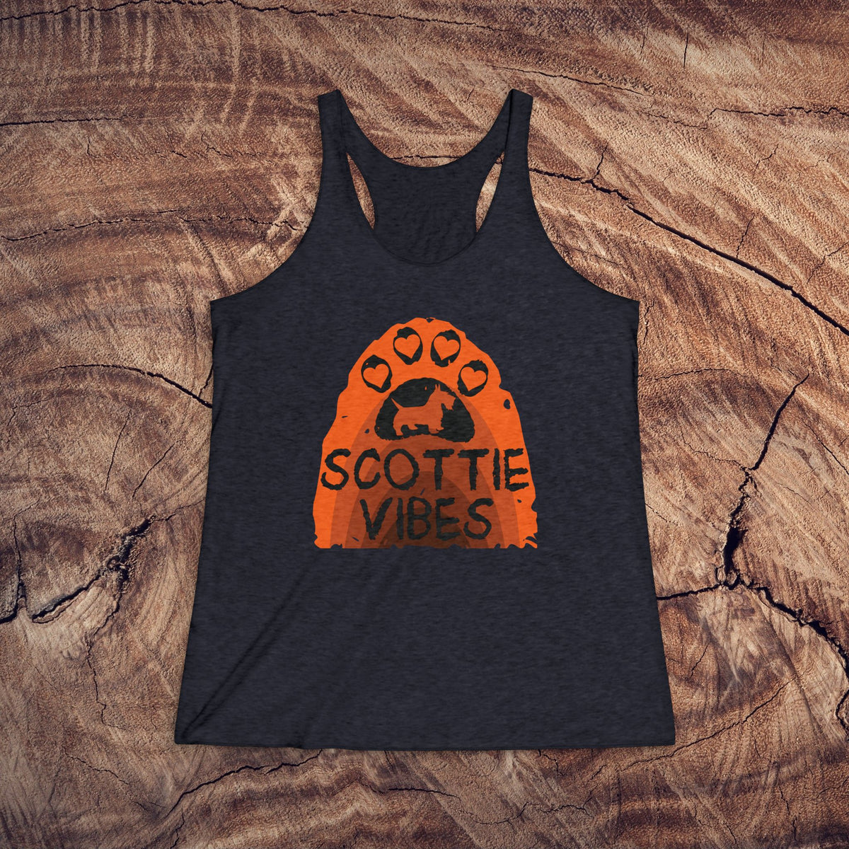 Scottie Vibes Racerback Tank — Women's Dog Lover Tank Top