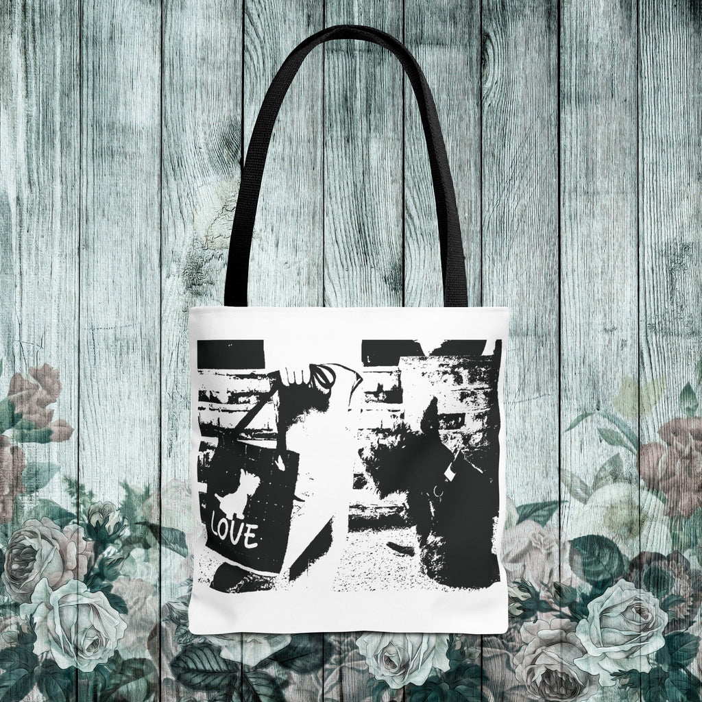 Love Tote Bag | Stylish Canvas Bag for Everyday Use | Perfect Gift for Pet Lovers
