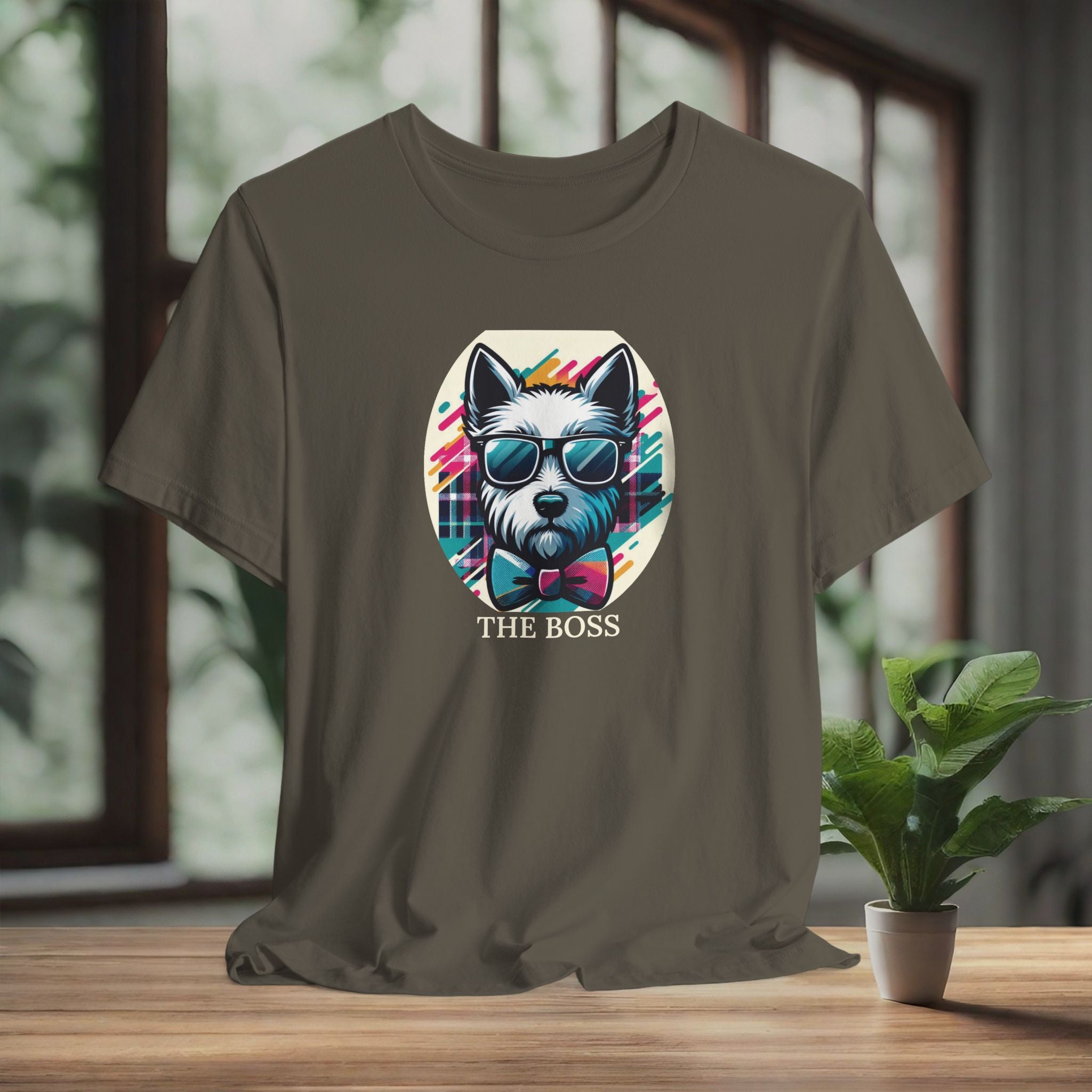 Cool Dog 'The Boss' Unisex Jersey Tee - Fun & Casual Wear