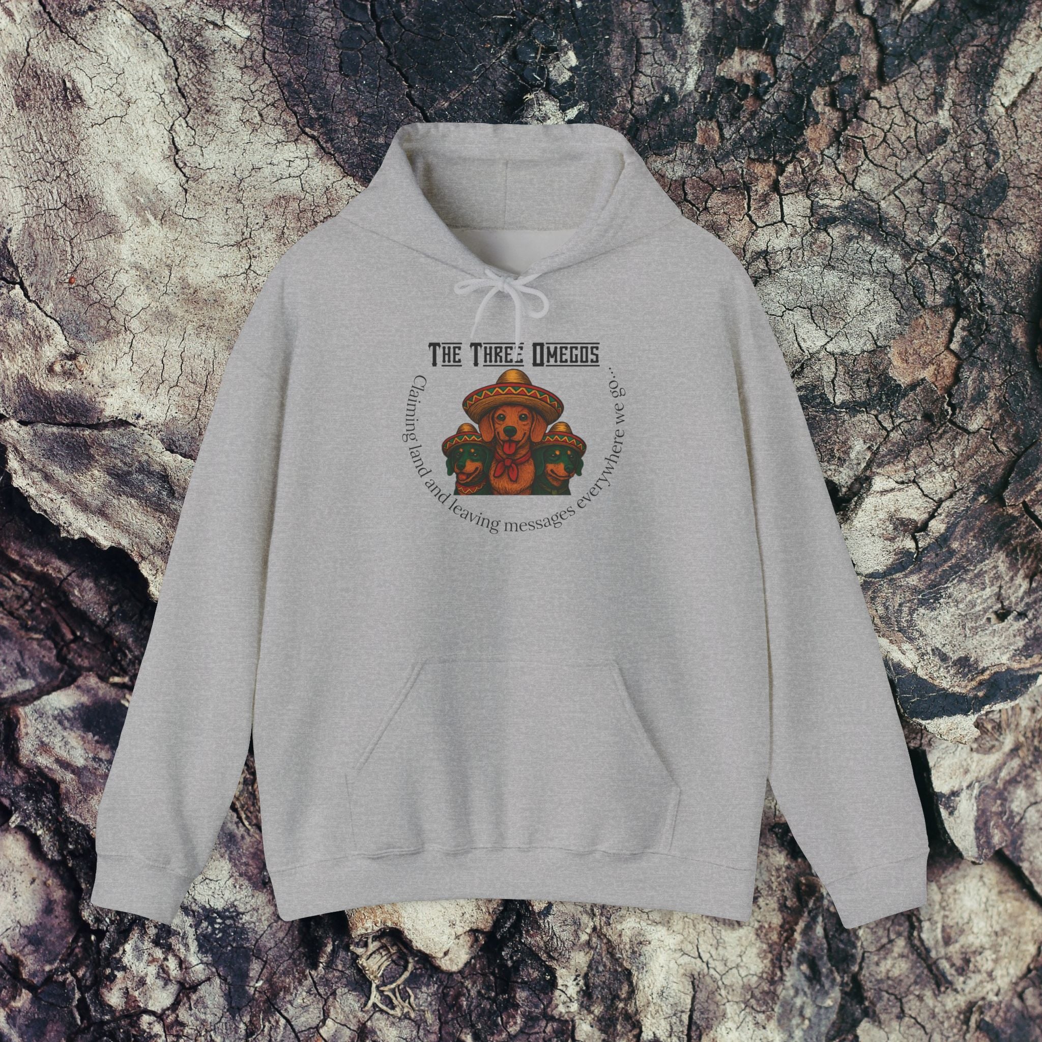 Three Demons Unisex Hoodie, Autumn Fashion, Cozy Layering, Halloween Gift, Unique Graphic Sweatshirt
