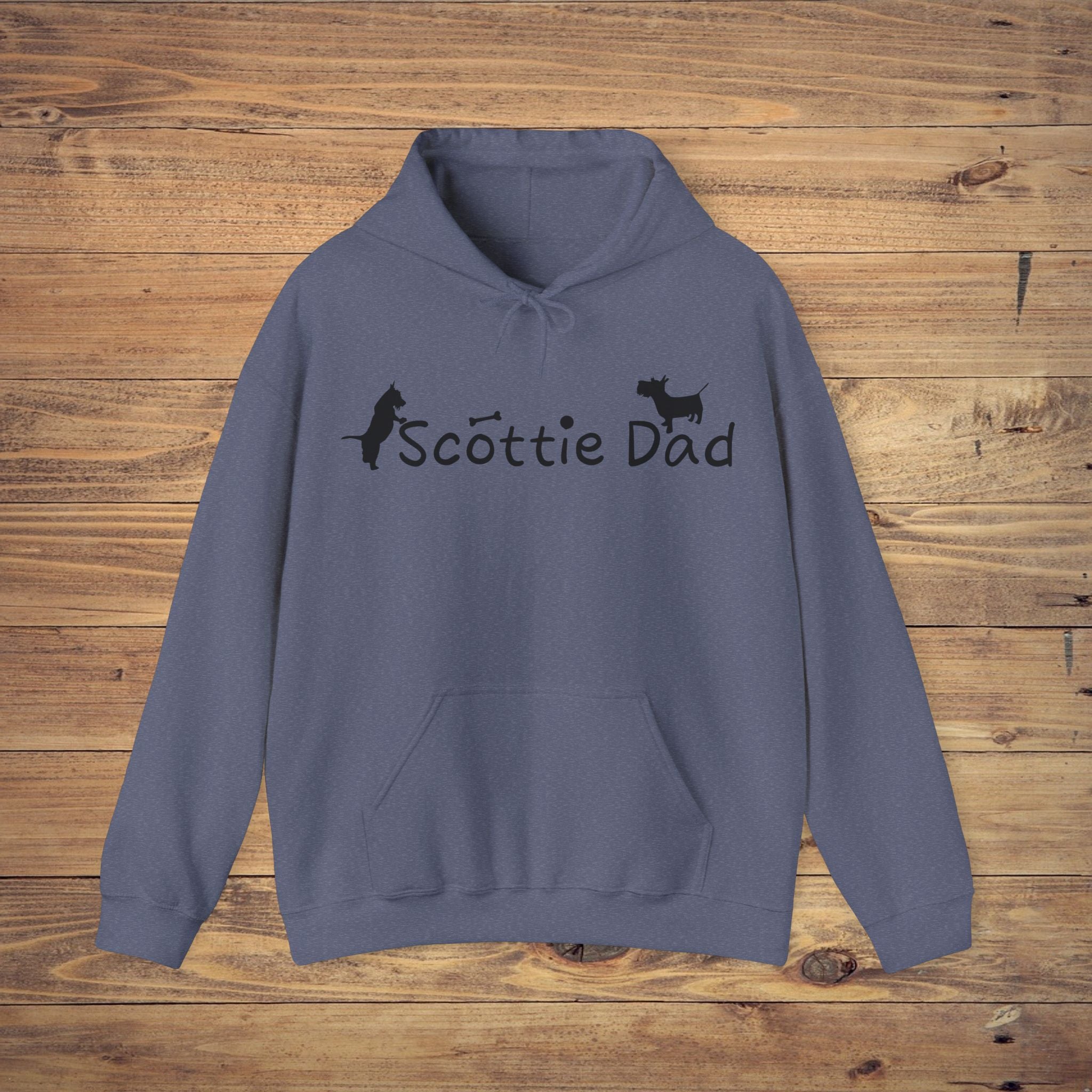 Scottie Dad Unisex Heavy Blend Hoodie - Perfect Gift for Dog Lovers
